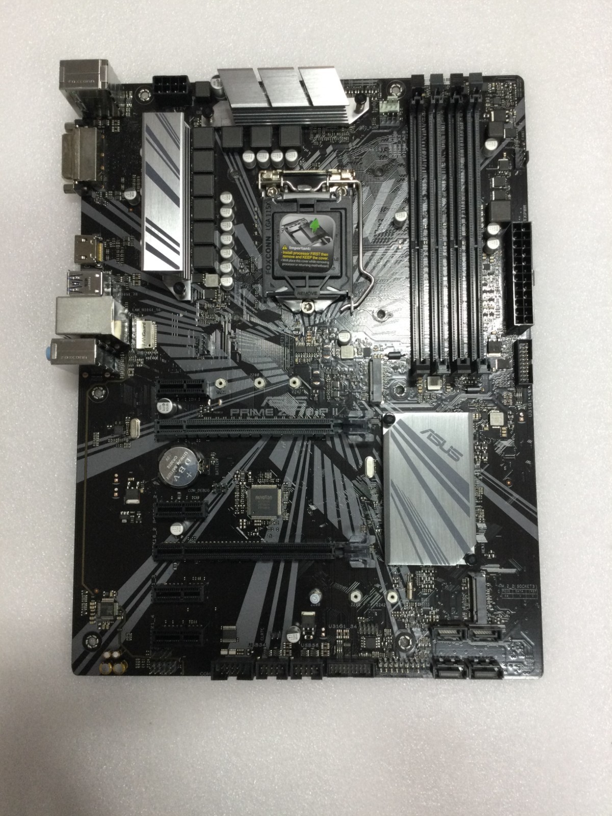 ASUS PRIME Z370P II (I/O shield and accessories included)