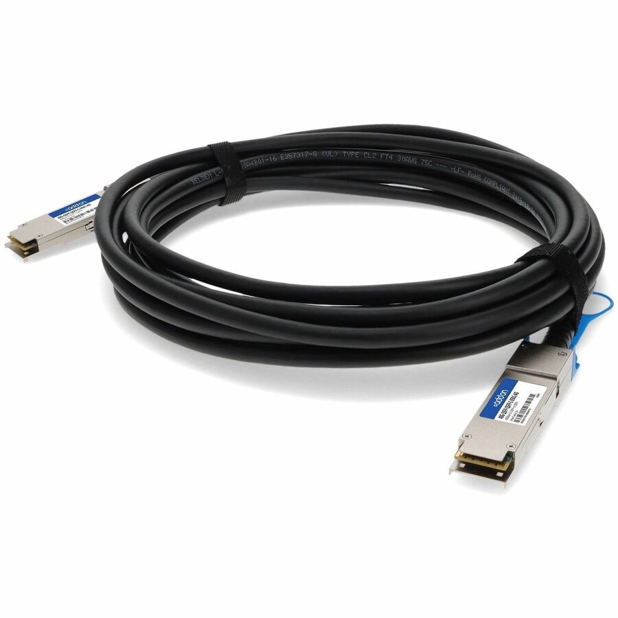AddOn Brocade 40G-QSFP-QSFP-C-0501 Compatible TAA Compliant 40GBase-CU QSFP+ to
