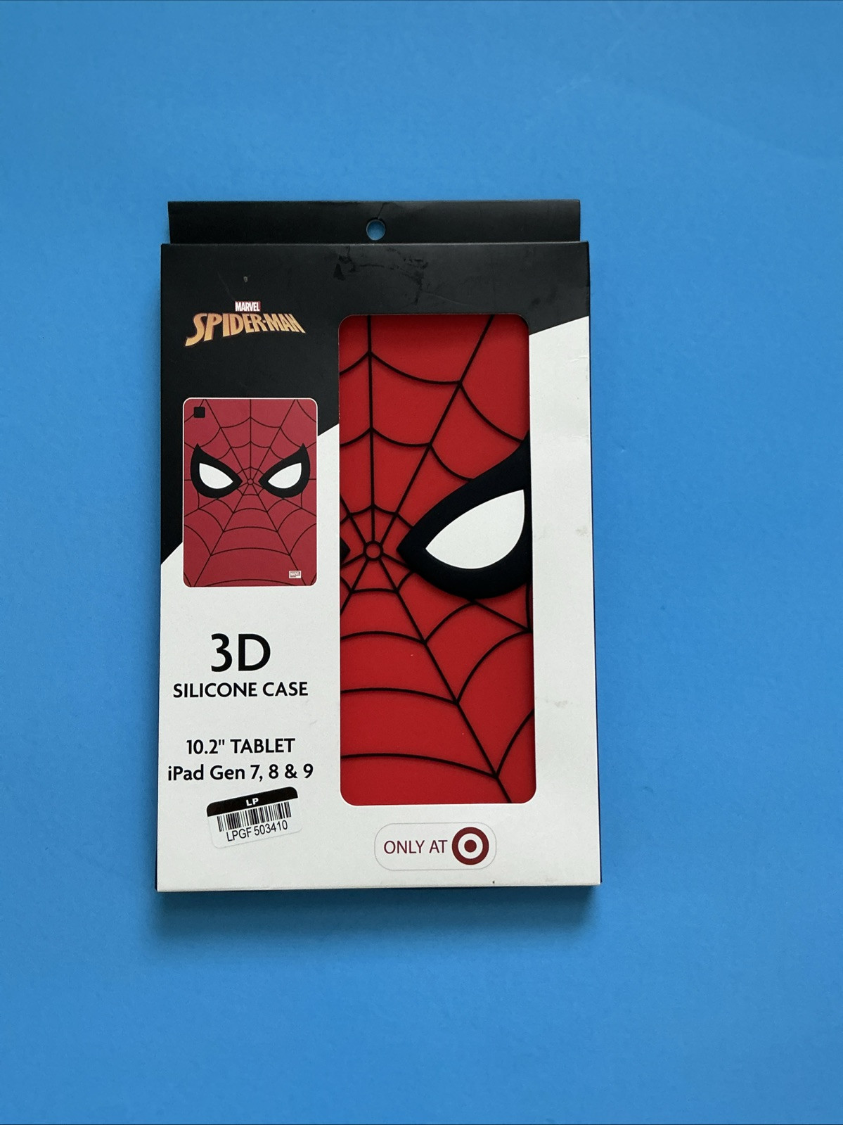 Silicone Case iPad 10.2” Gen 7/8/9 Spider-Man Shockproof Kids Tablet Cover