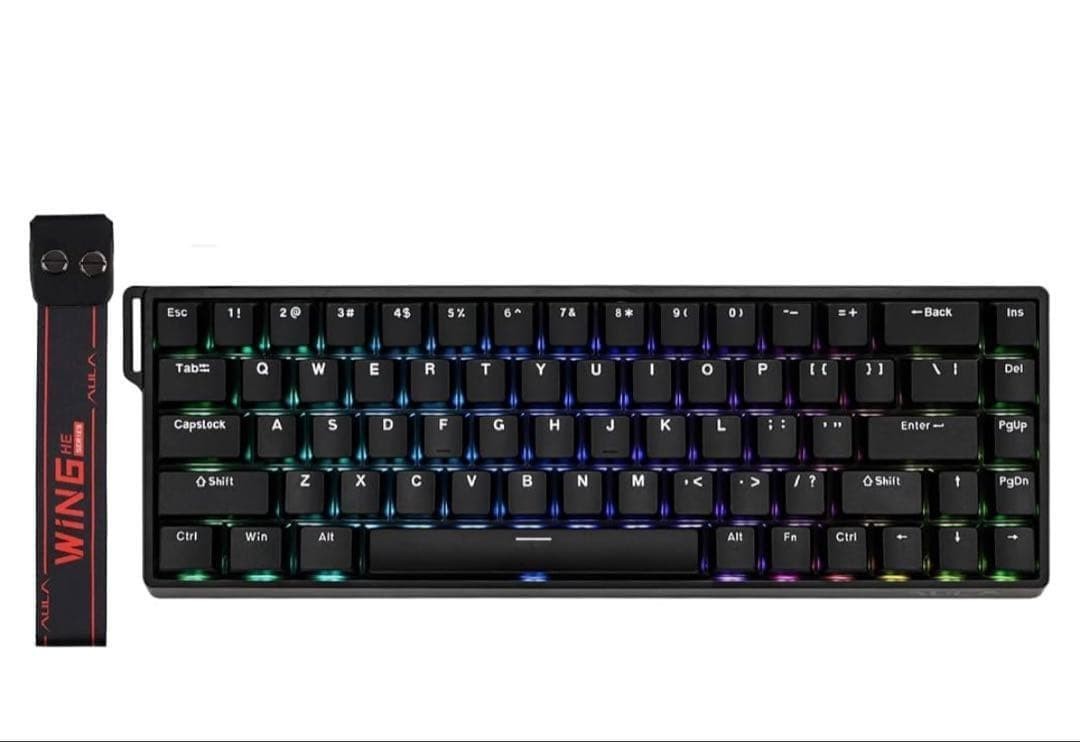 Aula EPOMAKER WIN68 HE Magnetic Keyboard 65% Compact Layout Wired Unused