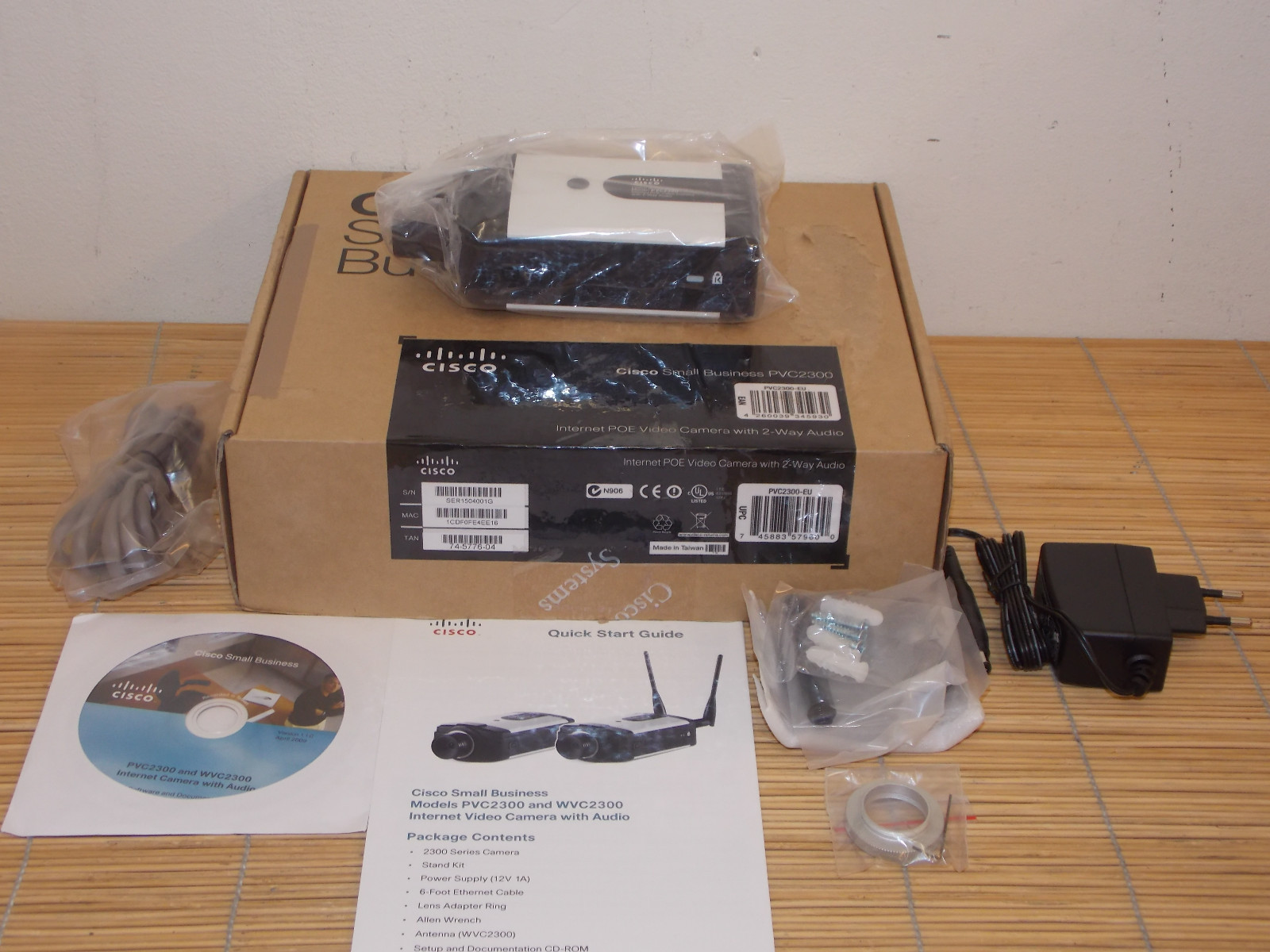NEW Cisco PVC2300 Business Internet Video Camera: Audio/PoE NEW OPEN BOX