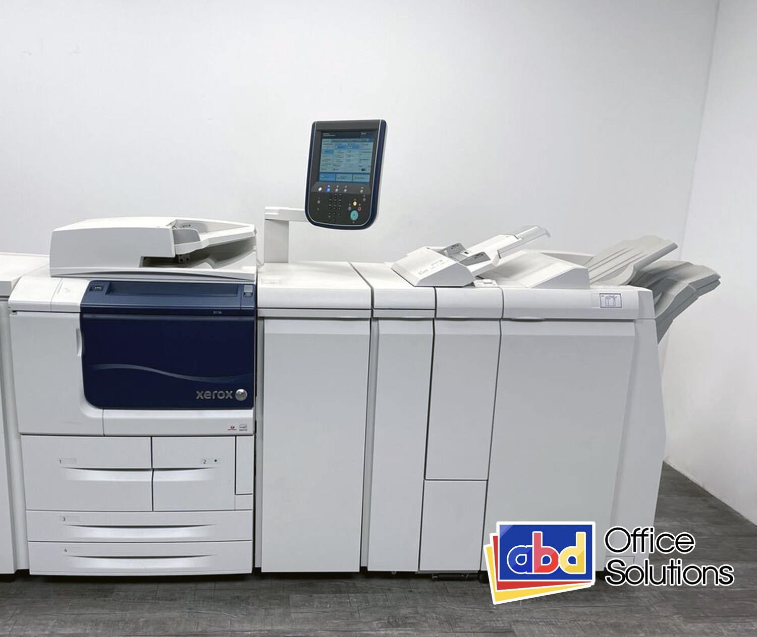 Xerox D136 Monochrome Production Copier Printer Booklet Maker Bypass Tray 136ppm
