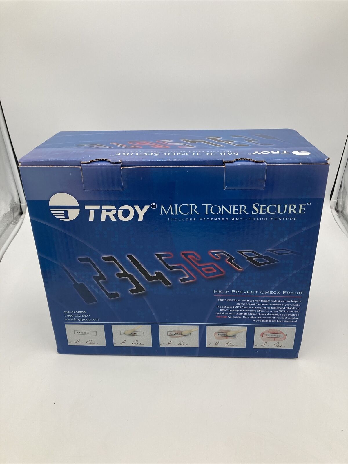 Genuine TROY 02-81601-001 High Yield MICR Toner Secure Black Cartridge New