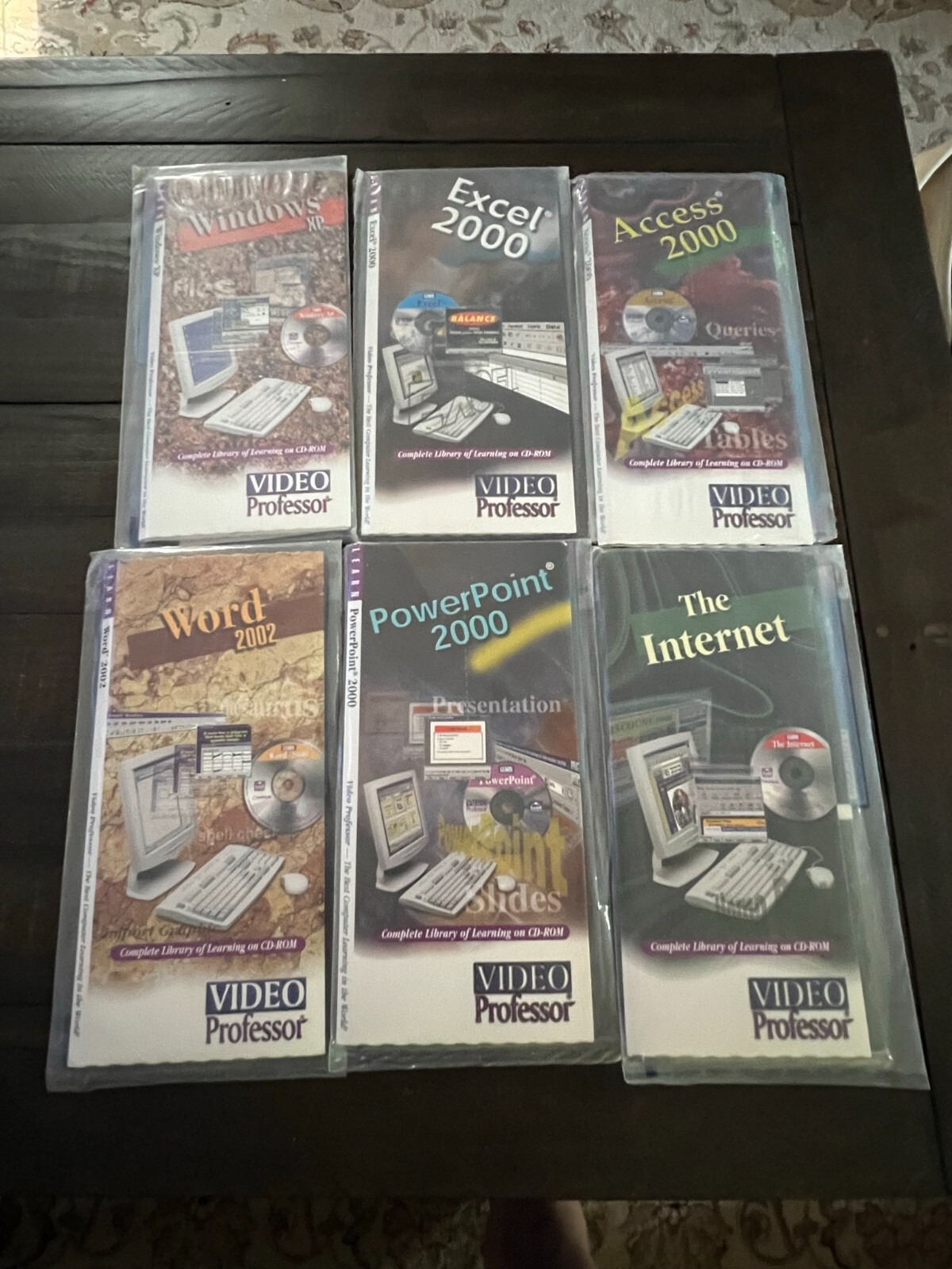 Video Professor Software Lot of 6 3-CD Sets -  MS Windows Excel Word Powerpoint