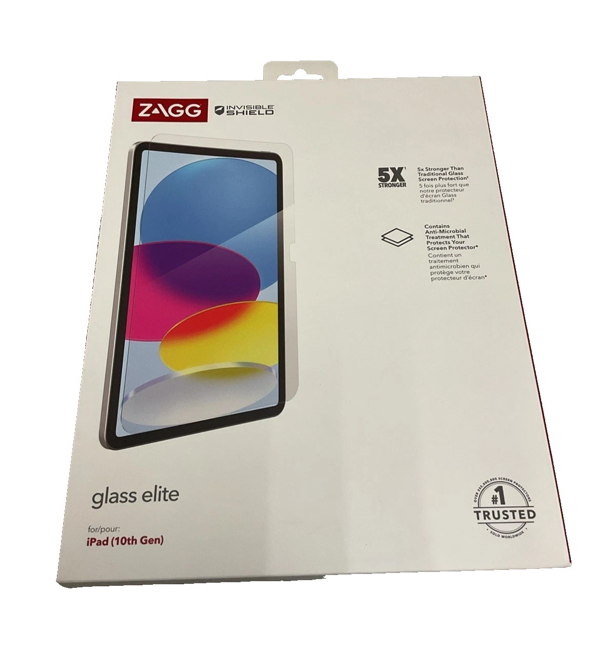 Zagg InvisibleShield Glass Elite Screen Protector for Apple iPad 10th Gen T33-21