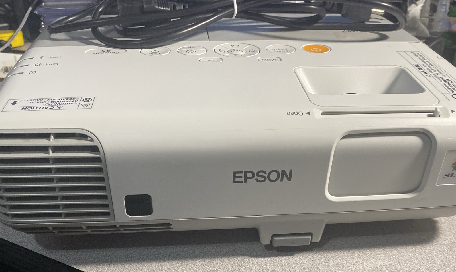 Epson PowerLite 95 H383A Projector WXGA HDMI VGA - Tested See Description