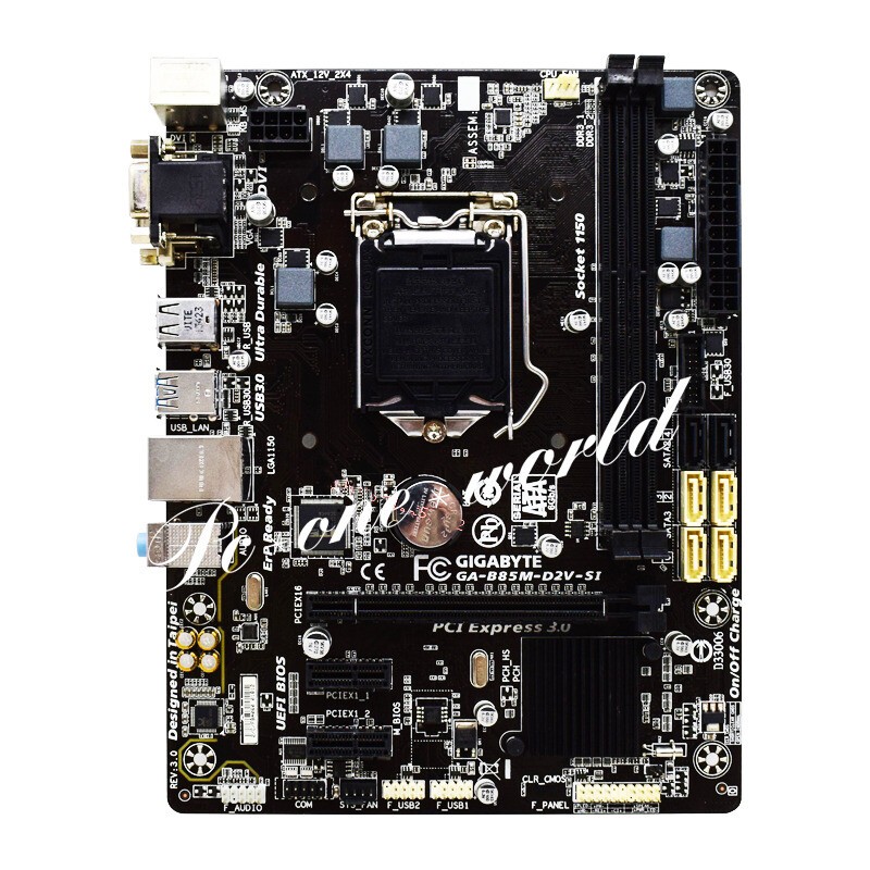 Gigabyte GA-B85M-D2V SI Motherboard LGA 1150 DDR3 USB3.0 Intel B85 Micro ATX