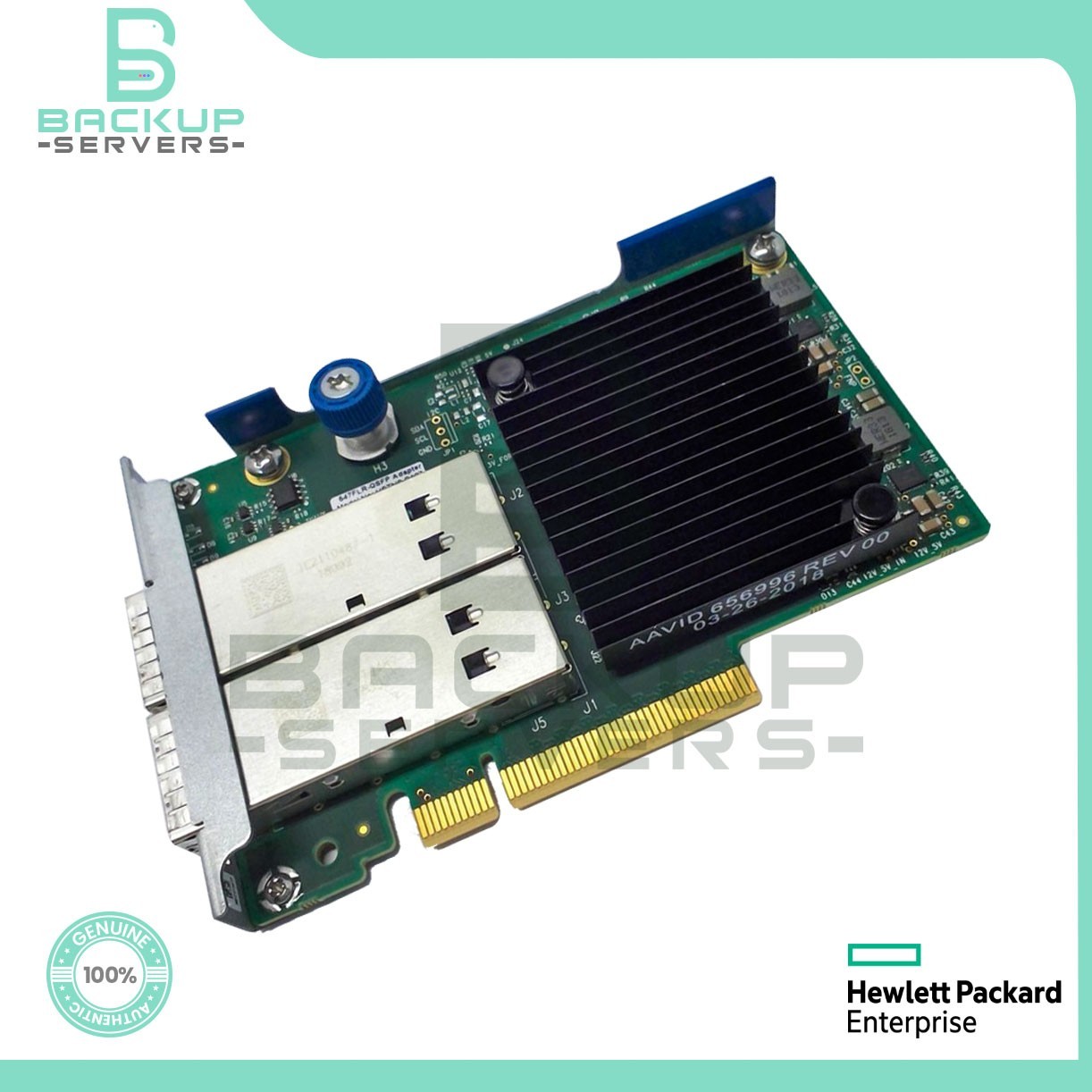 HPE 547FLR-QSFP Dual-Port FDR InfiniBand 40/50Gb Ethernet Adapter 879482-B21