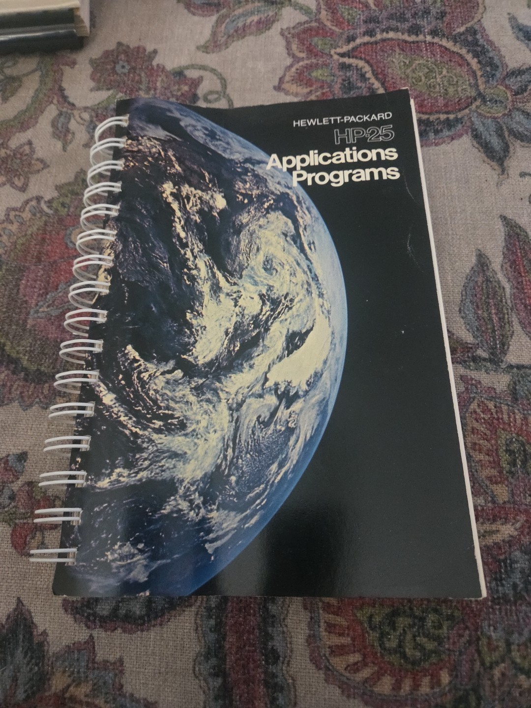 Vintage Hewlett-Packard HP-25 Applications Programs 1975 Manual Finance Stats