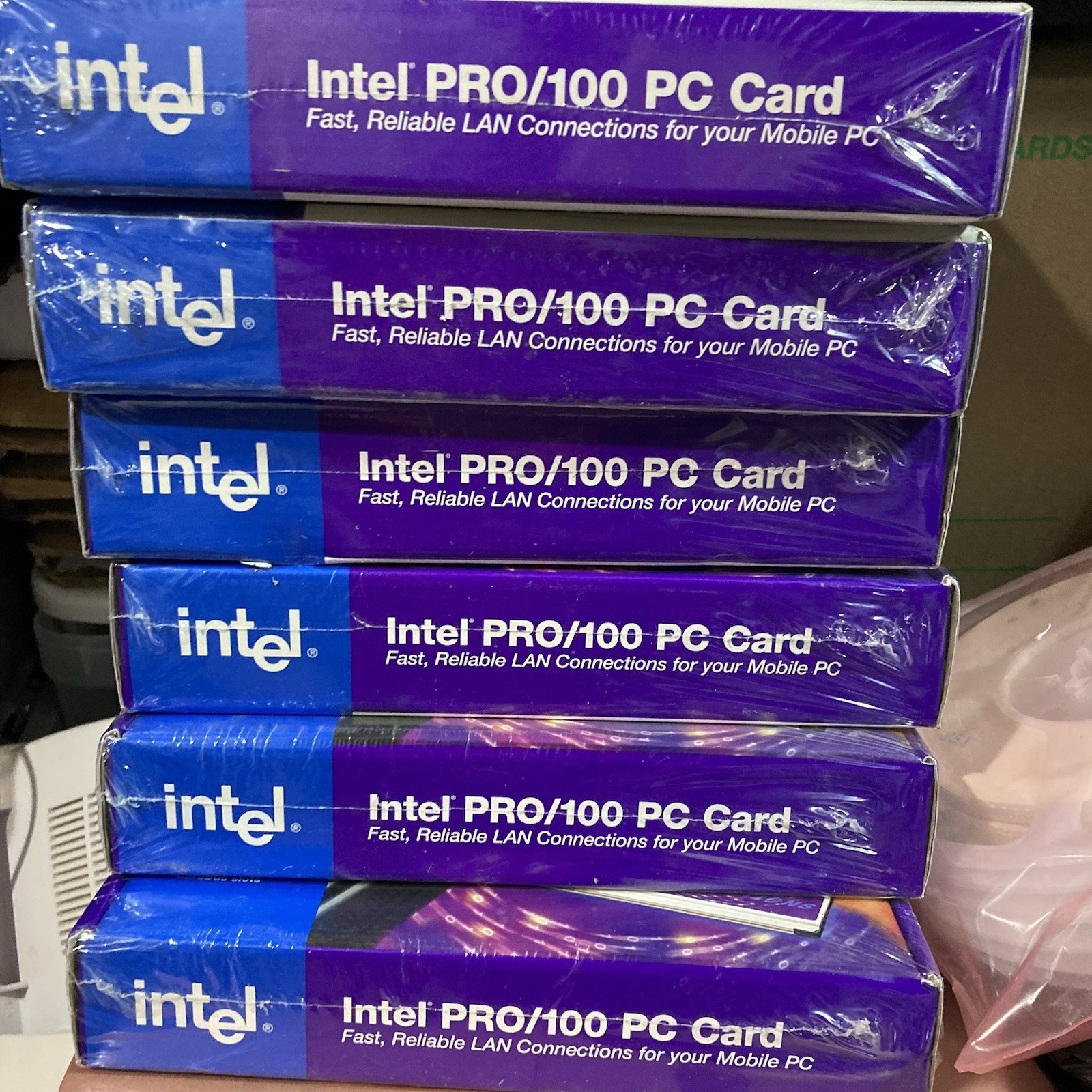 offer $50~100/each Lot 6pcs Intel PRO/100 PC Card MBLA1600