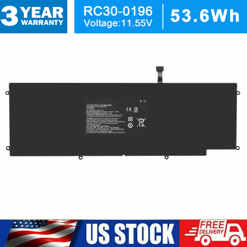 RC30-0196 RZ09-0196 Battery for Razer Blade Stealth 2016 2017 11.55V 53.6Wh