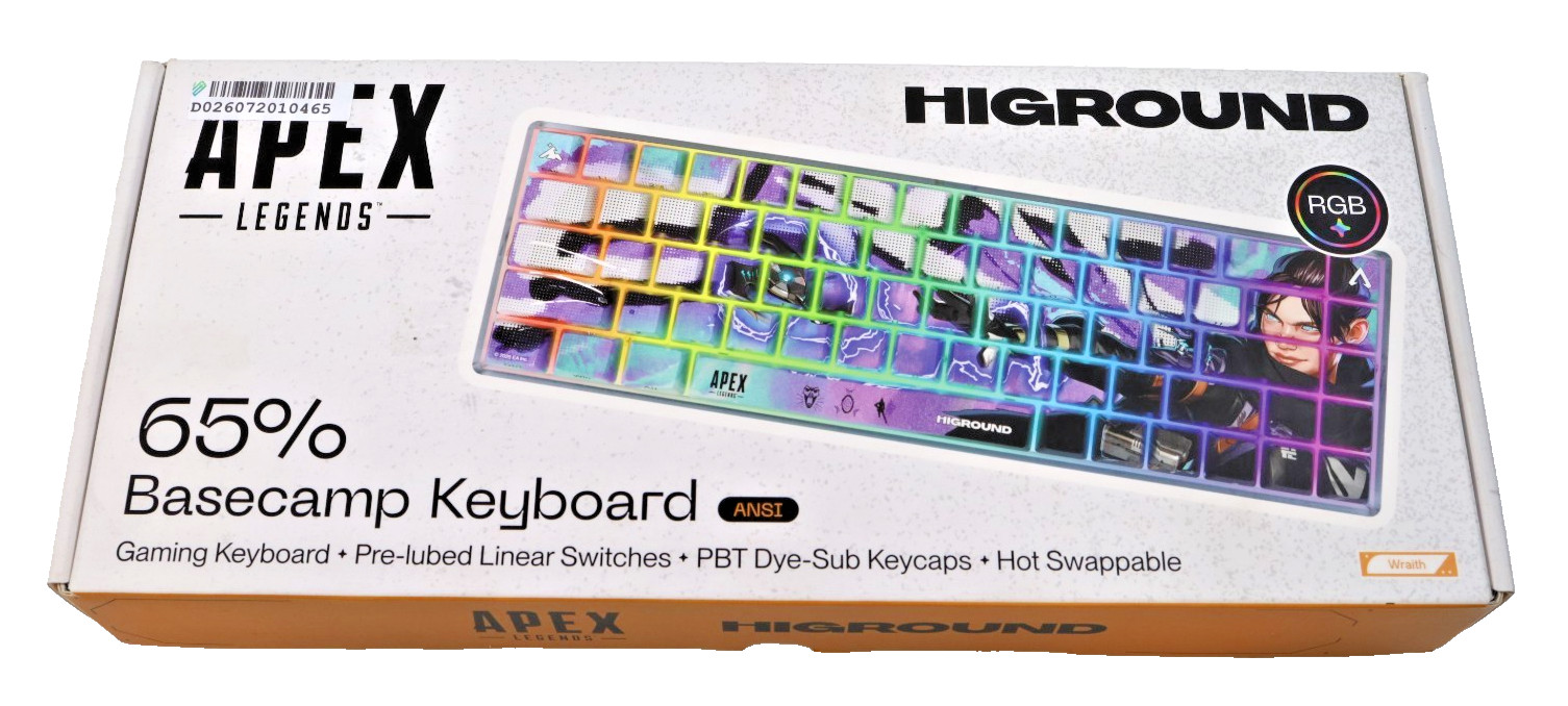 Higround HG68 Basecamp 65 Apex Legends Limited Keyboard TTC Venus