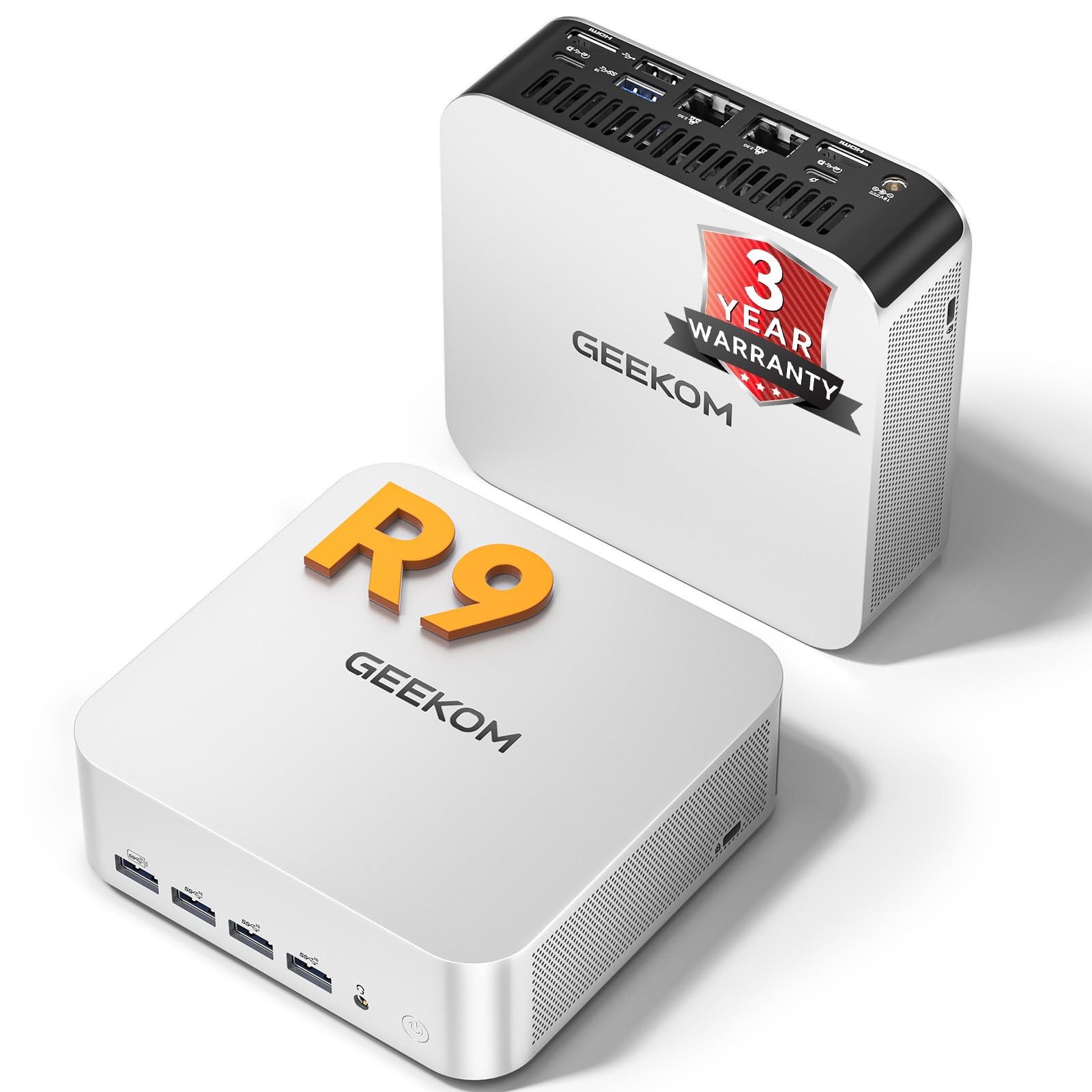 GEEKOM 2026 Edition Mini PC AI A7 MAX with AMD Ryzen 9 7940HS 16GB DDR5Not LP...