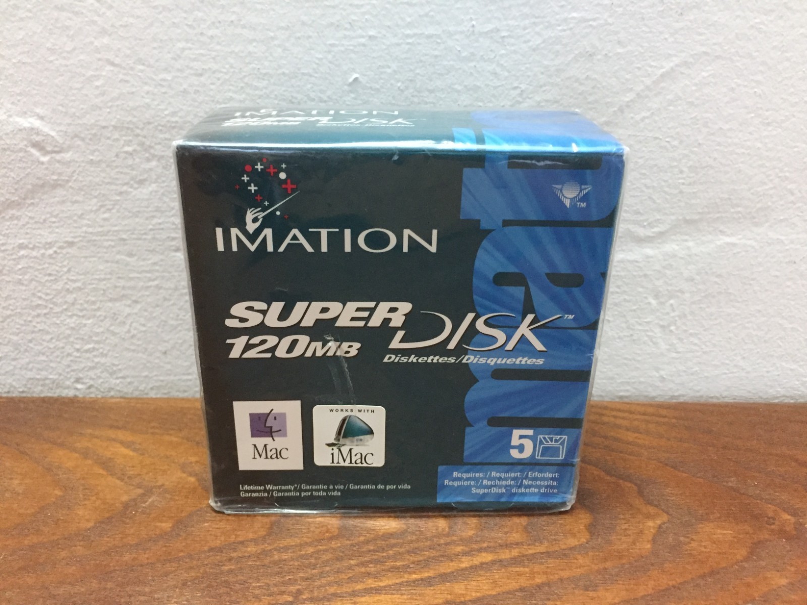 Imation Super 120 MB 3.5" Floppy Disk for Mac OS iMac -New - Sealed