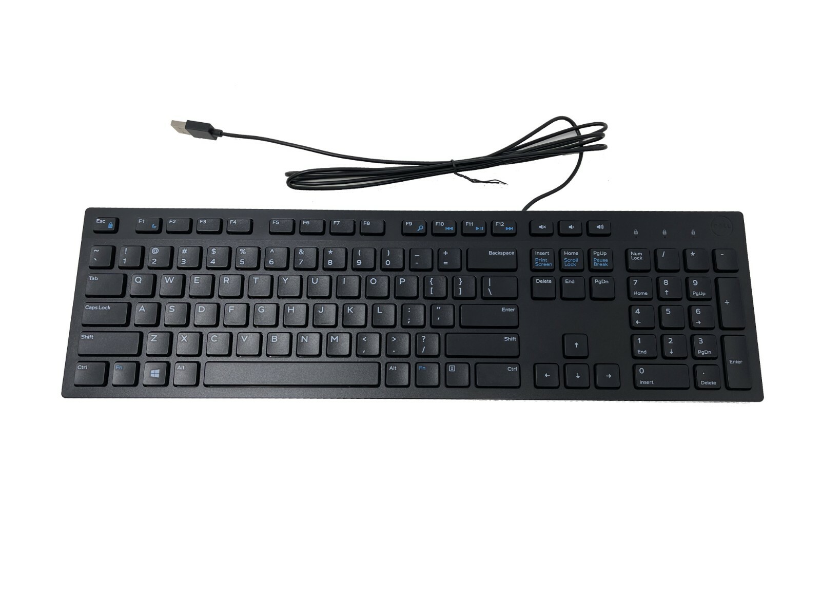 NEW Dell KB216 Slim Multimedia USB Keyboard Black KB216-BK-US 0G4D2W RKR0N 6WMN0