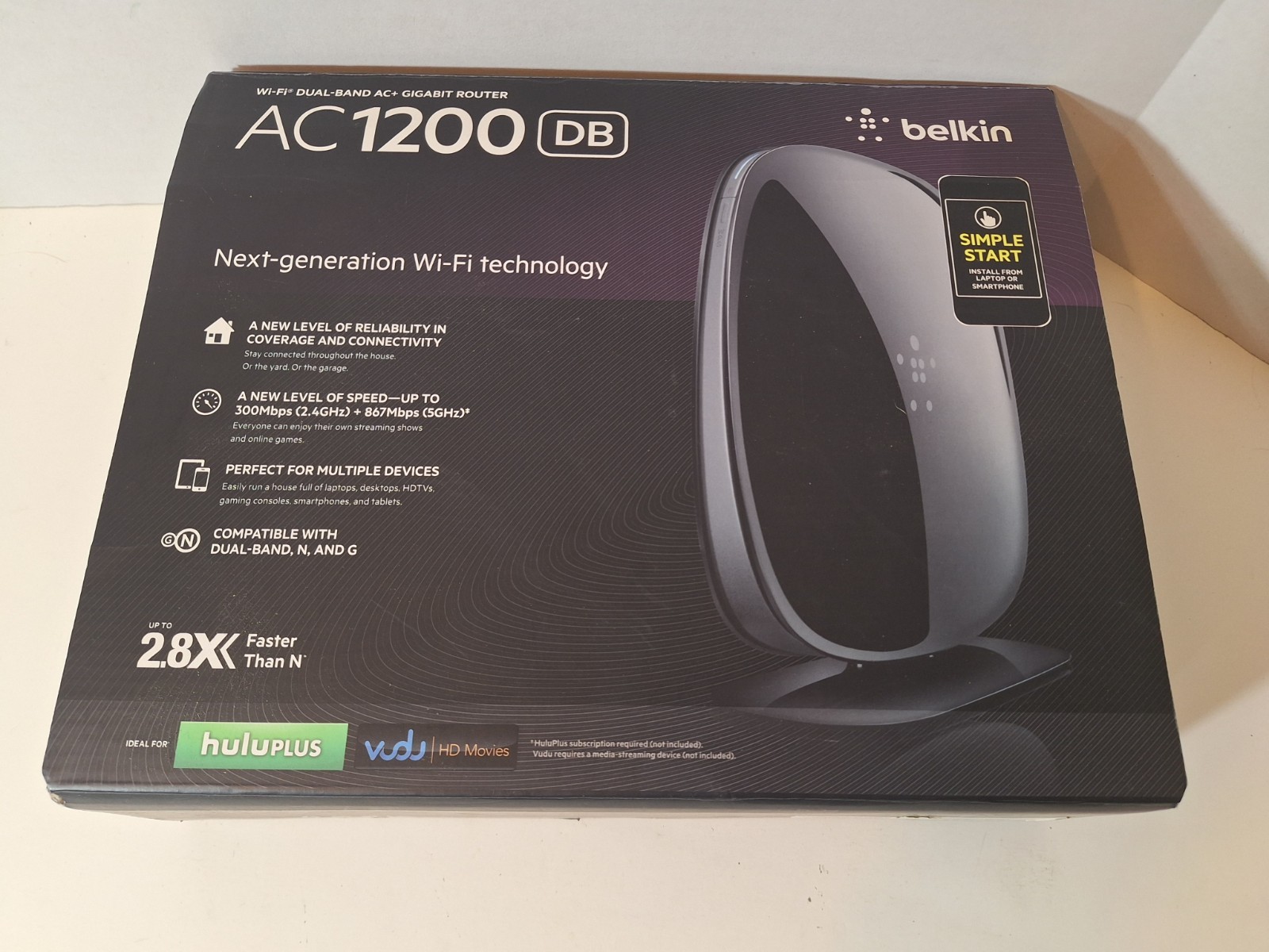 Belkin AC 1200 DB Wi-Fi Dual-Band AC+Router  
