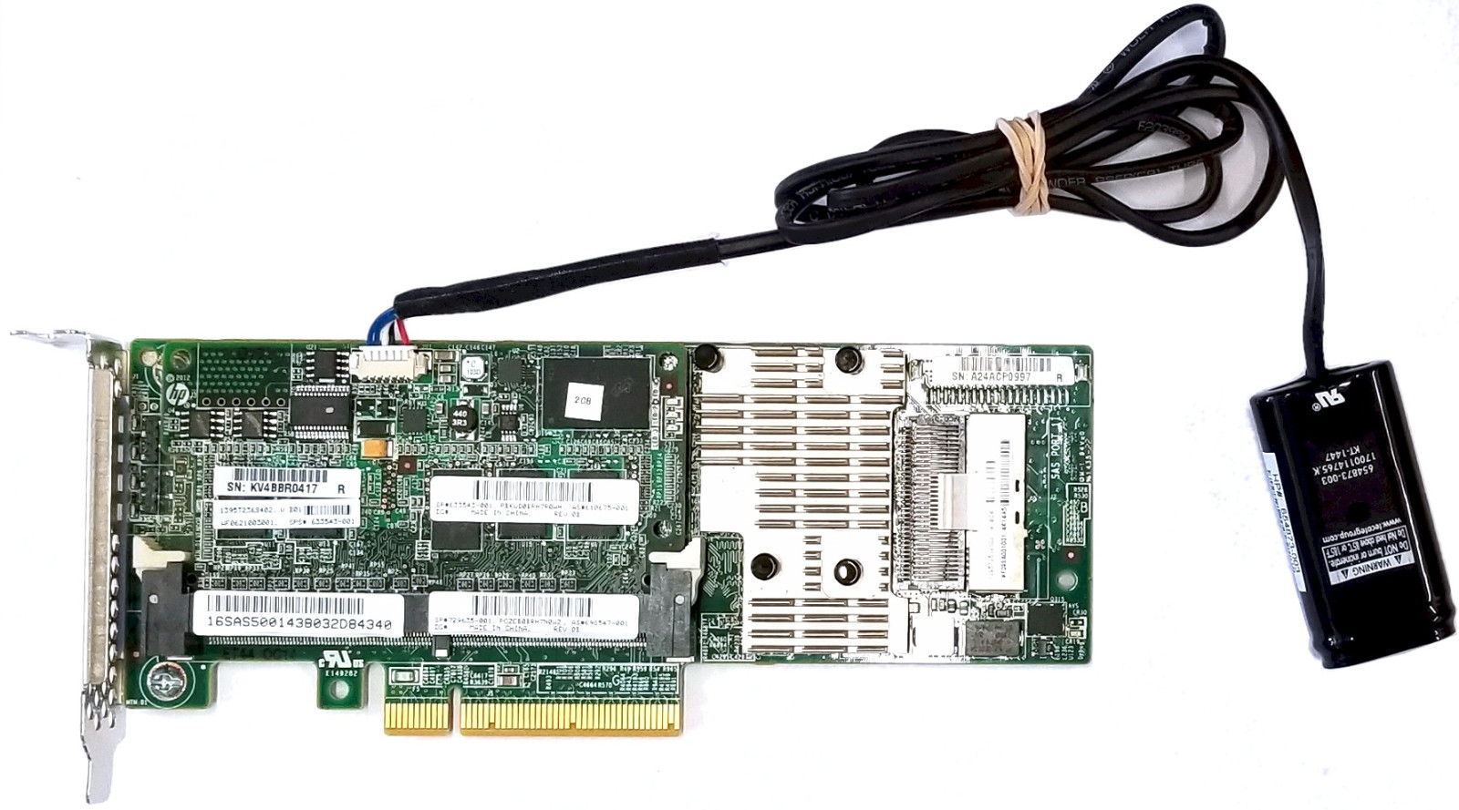 HP Smart Array P430/2GB FBWC 12Gb SAS RAID Controller  698529-B21 729635-001