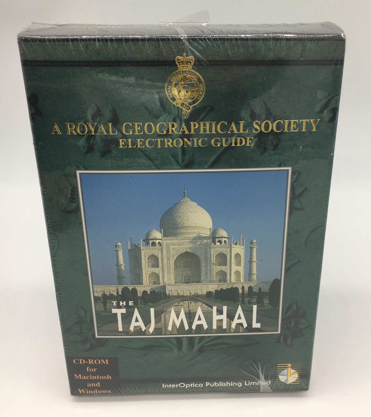 A Royal Geographical Society Electronically Guide CD-ROM Taj Mahal New Sealed