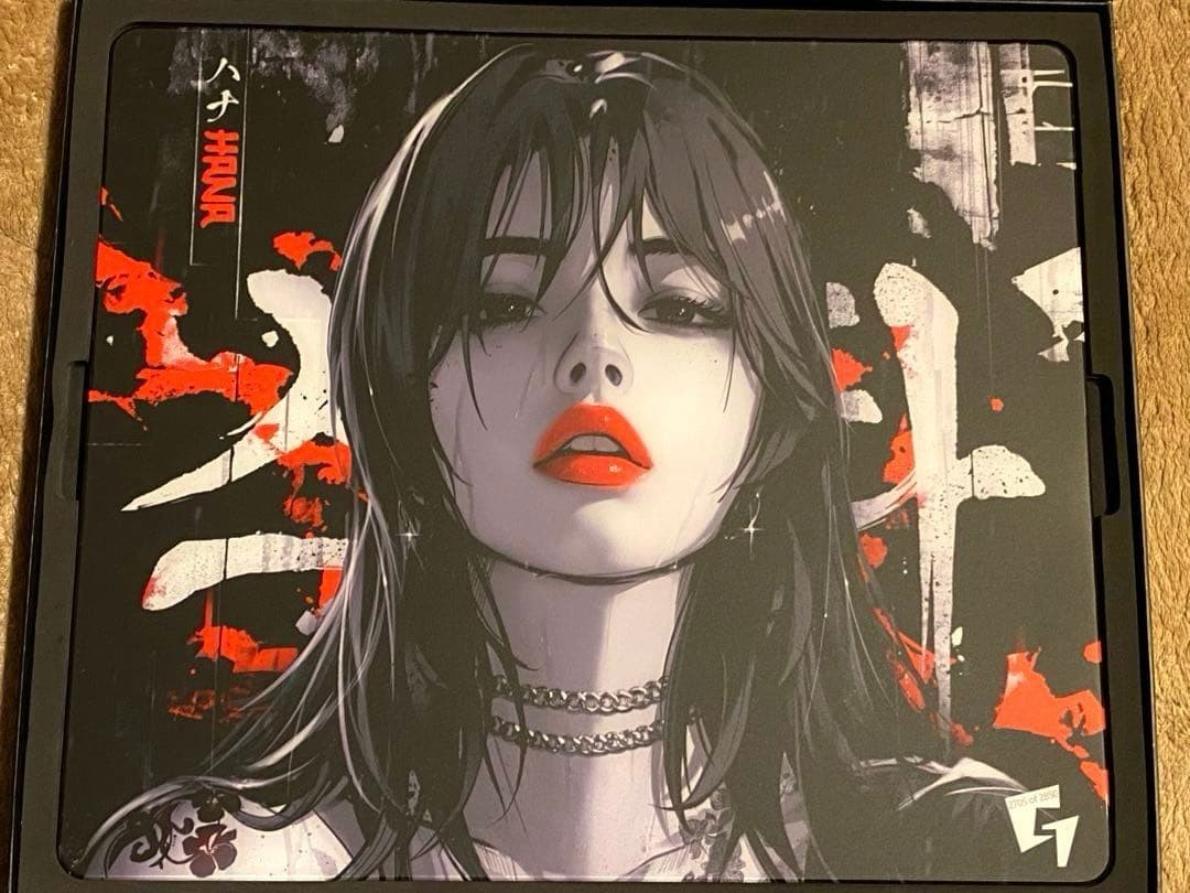 GLSSWRKS Hana Premium Glass Mouse Pad Smooth Precision Gaming 490x420mm Japan