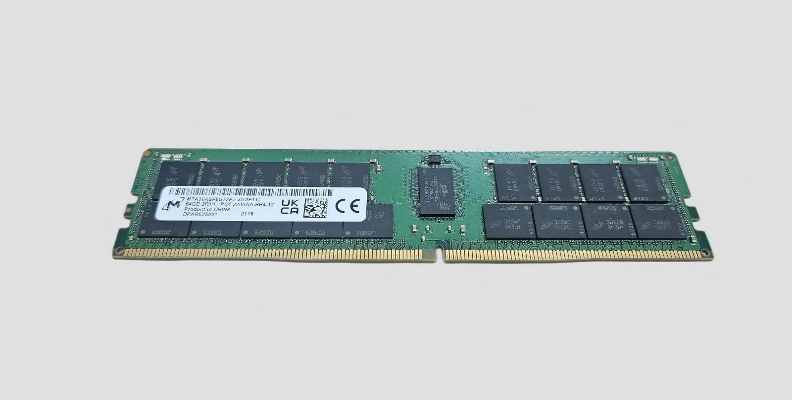 MTA36ASF8G72PZ-3G2E1 MICRON 64GB 2RX4 PC4-3200AA DDR4-25600R RDIMM