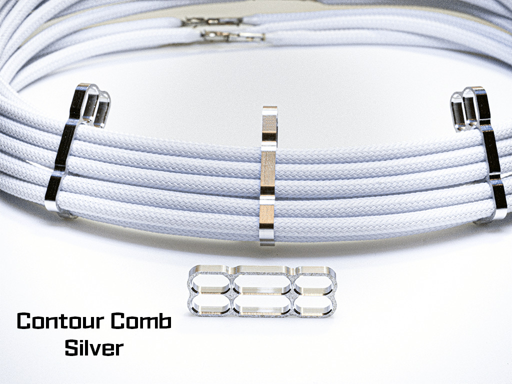 Clockwerk Industries | Contour Comb | Aluminum | Silver