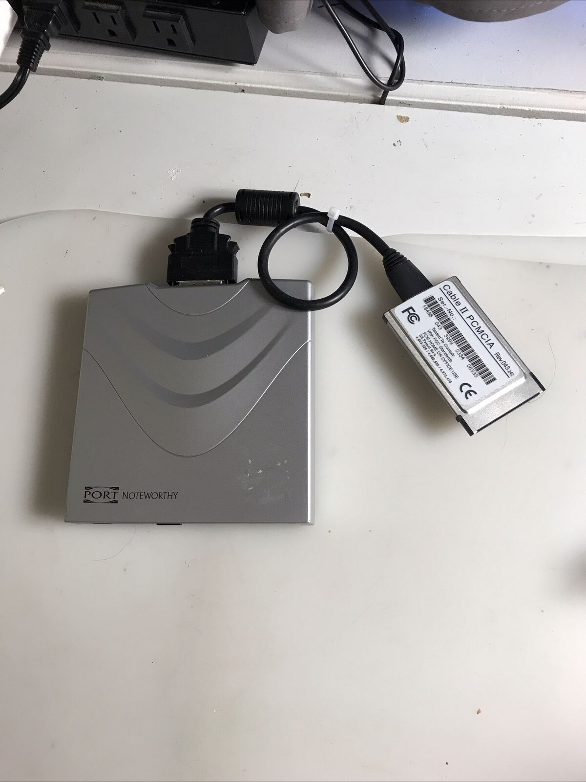 PORT NOTEWORTHY NW24XCD V2 Cd-Rom PC Card Drive Slim-line 24x Portable No Pow.Su