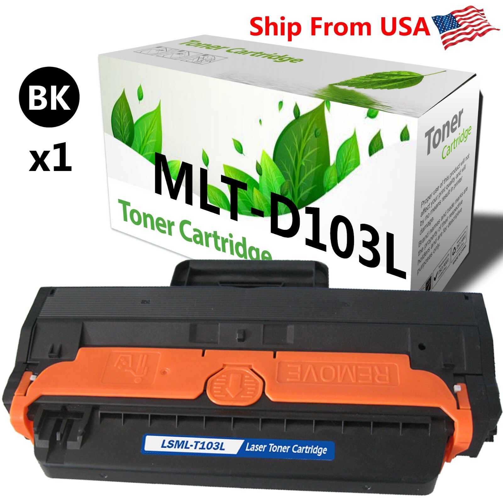 1PACK MLT-D103L MLTD103L Toner Cartridge Work With ML-2951D Printer