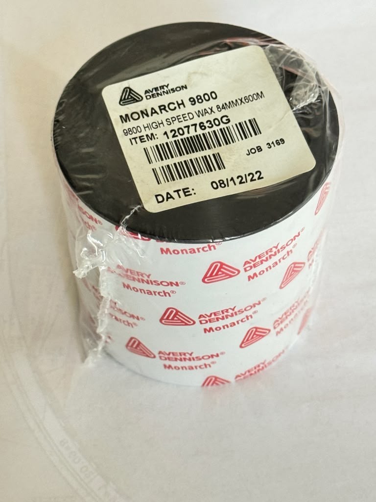 Avery Dennison Monarch 9800 High Speed Wax Ribbon