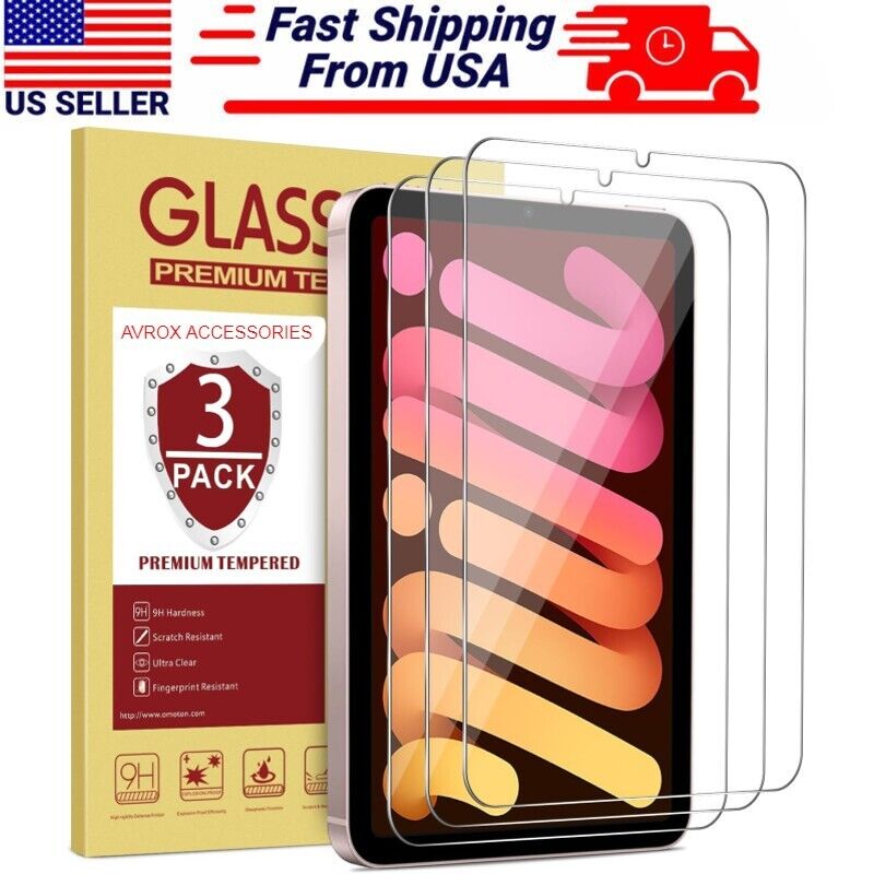 For iPad 10.2 inch,9th,8th 7th Gen. HD Premium Tempered Glass Screen Protector