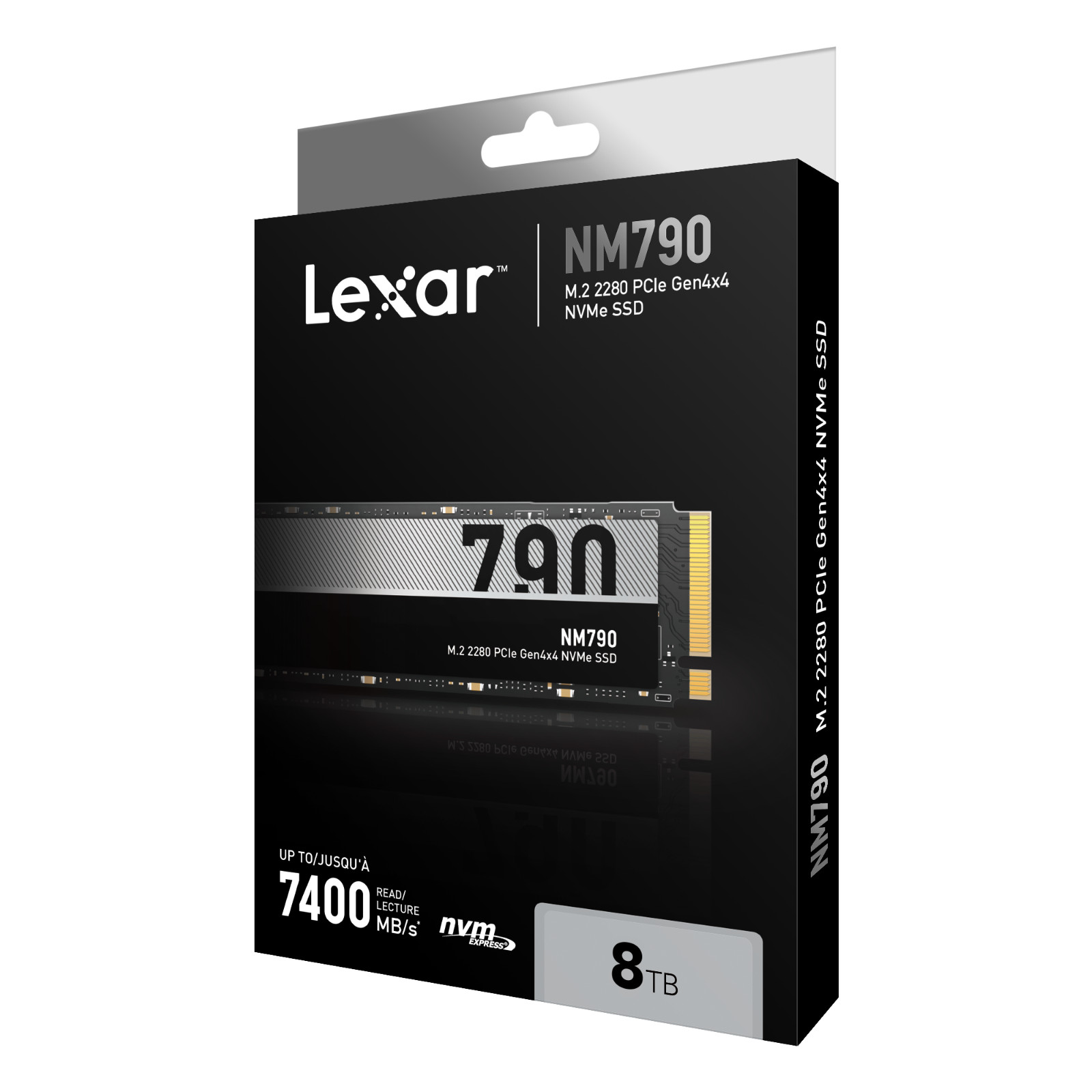 Lexar SSD LNM-790 8TB M.2 2280 NVMe High Speed PCIe Gen4X4 LNM790X008T-RNNNG