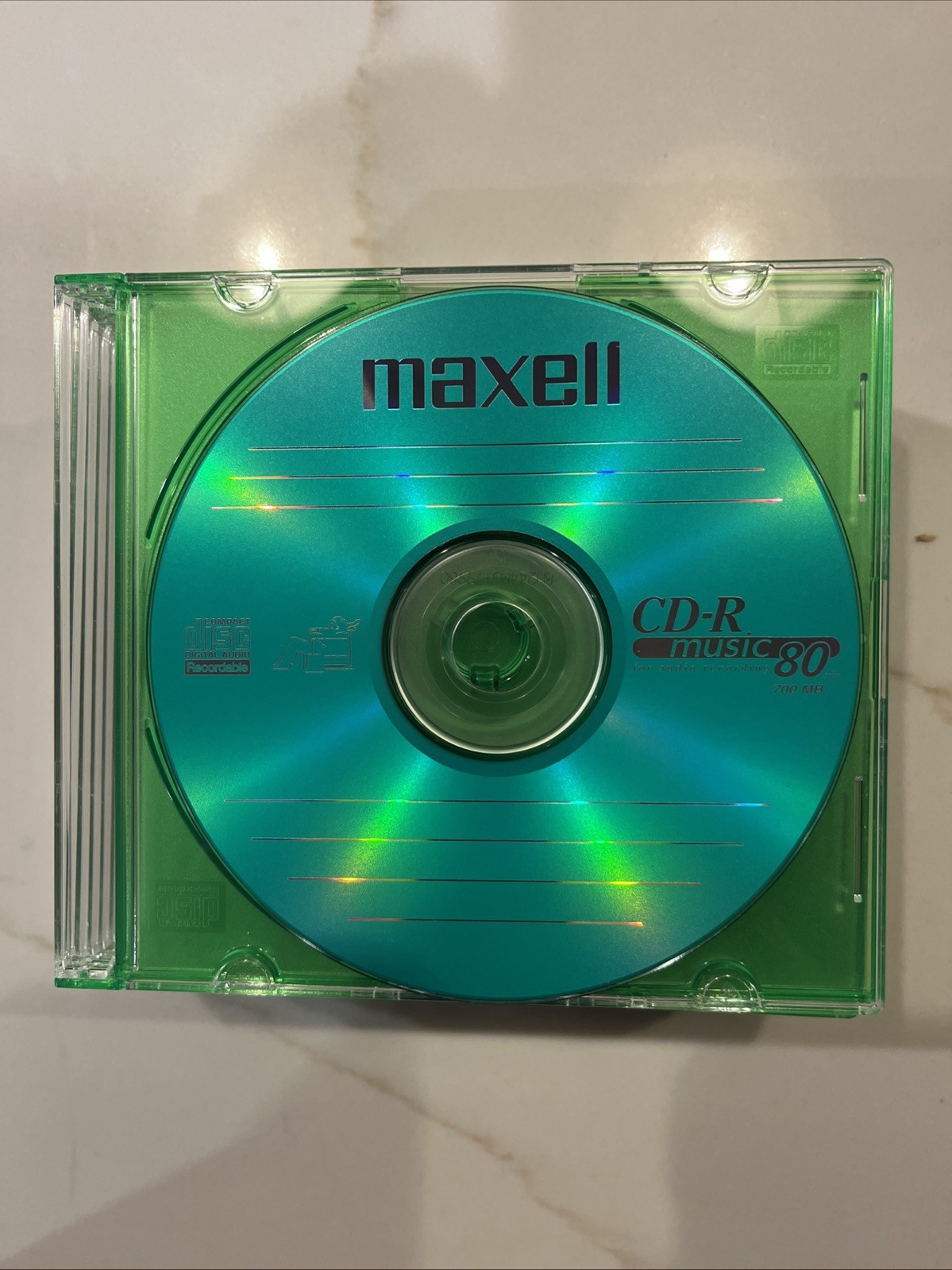 New Maxwell CD-R Music For Audio Recording 10 PK Up To 32X 80 Minute 700MB NIP