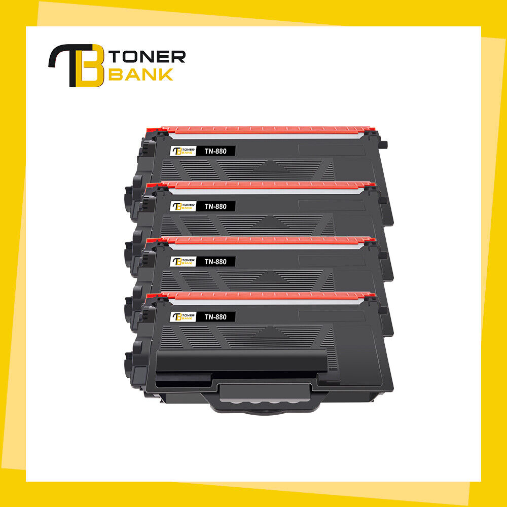 1-4PK TN880 Toner Compatible With Brother HL-L6200DW L6400DW MFC-L6700DW L6900DW