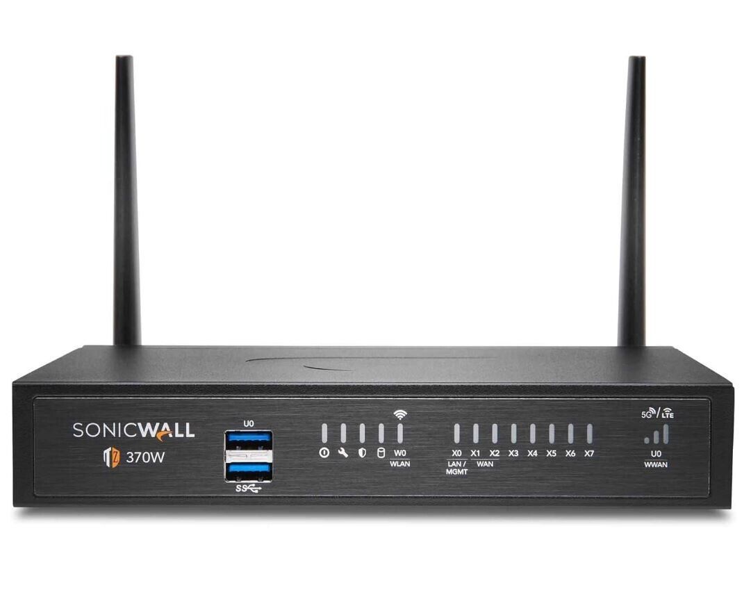 SonicWall TZ370 Wireless-AC TotalSecure 1 YR Advanced Edition (02-SSC-6826) New