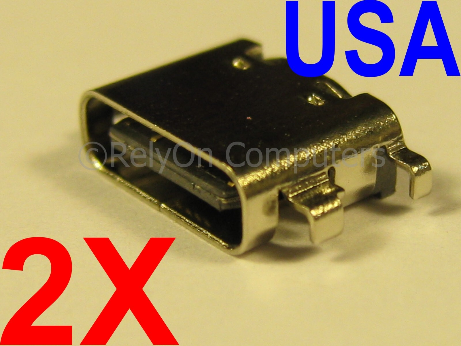 Two (2x) for ONN tablet- Many Models Micro Type-C USB Charging Charger Port USA