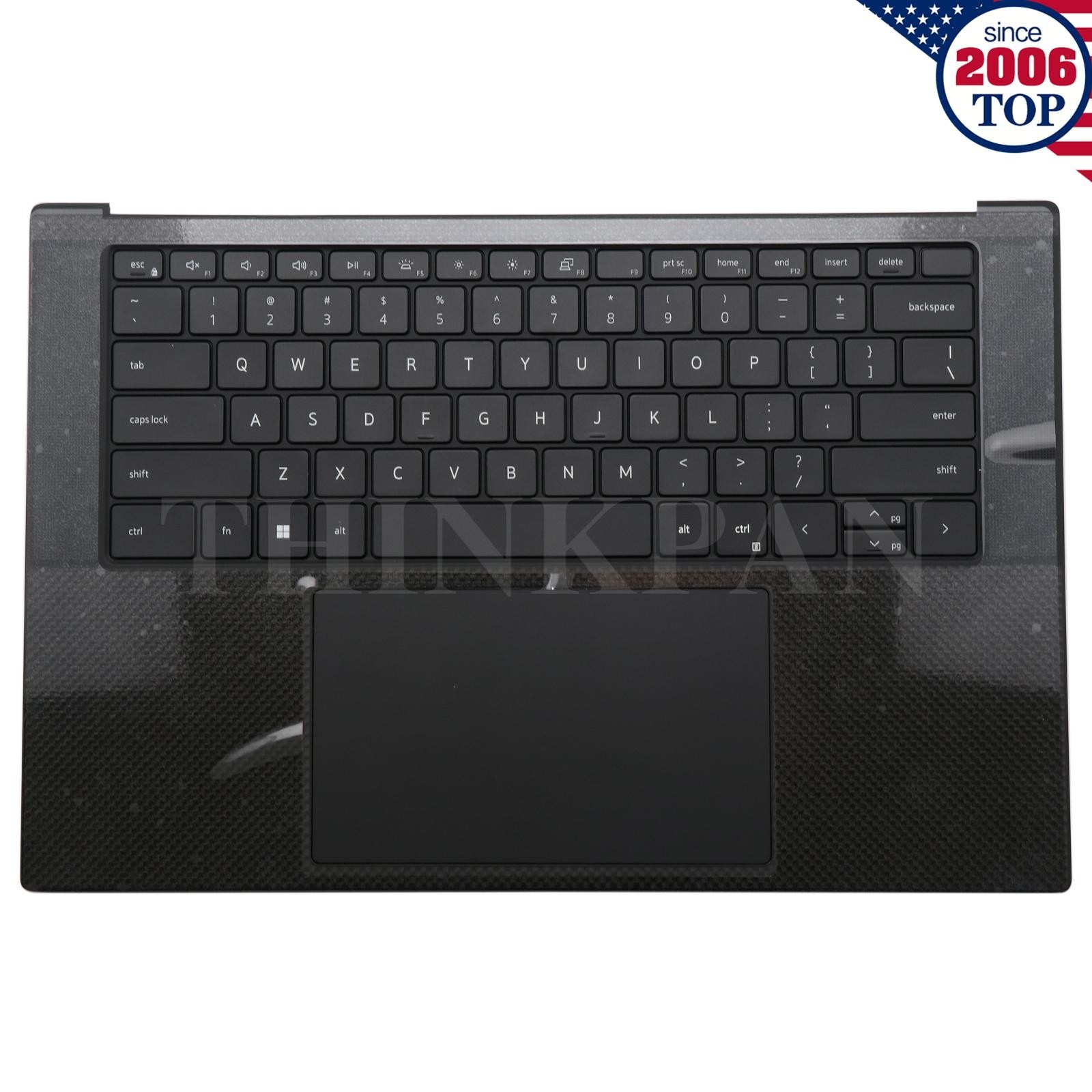 New Dell XPS 15 9520 / 9530 Palmrest Backlit Keyboard Touchpad 0GN0D2 Black US