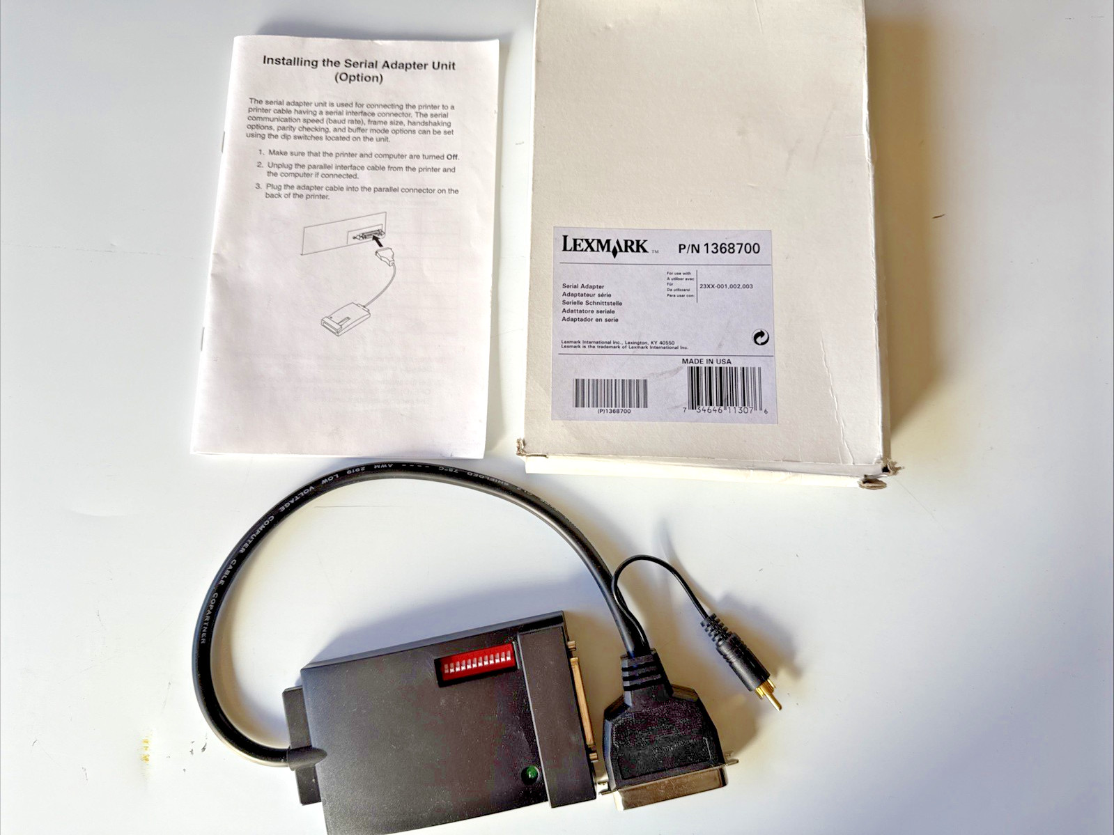 Lexmark IBM 1368700 Serial Interface Adapter