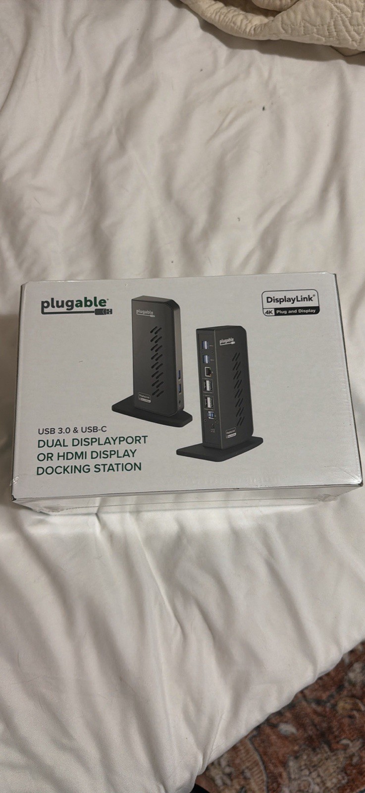 Plugable USB 3.1 Gen 1 Dual 4K Docking Station - Black (UD-6950Z)