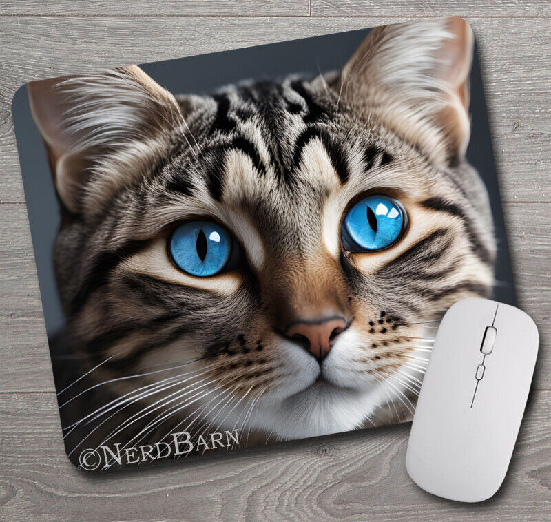 Cute Cat & Kitten ~ Mouse Pad / PC Mousepad ~ Calico Tabby Tuxedo Black GIFT