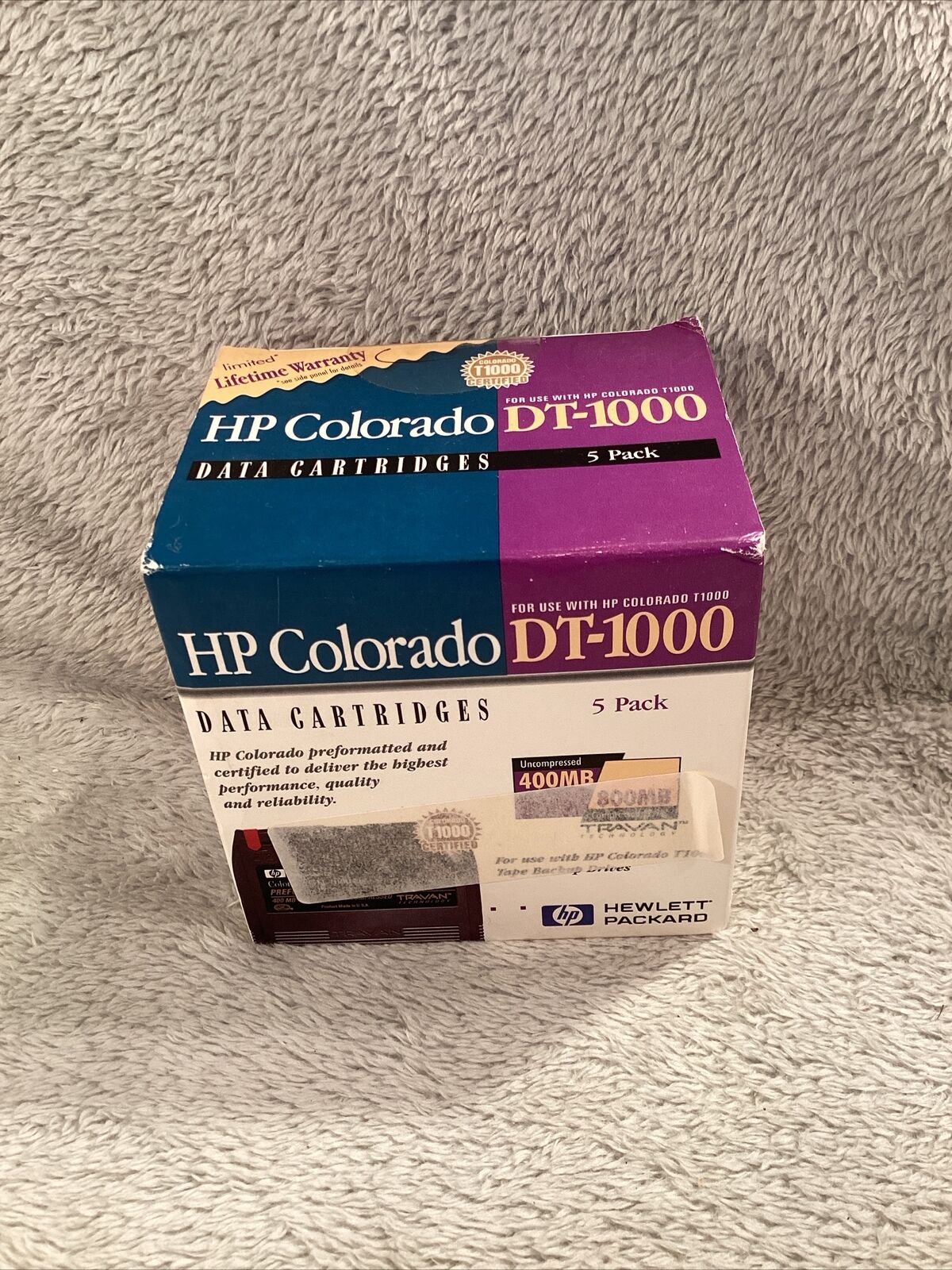 HP Colorado DT-1000 5 Pack Data Cartridges For HP Colorado 1000 Sealed