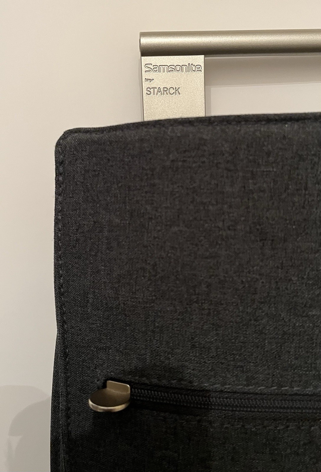 Samsonite Philippe Starck Grey Flannel Backpack Laptop Bag Rare 90’s Vintage