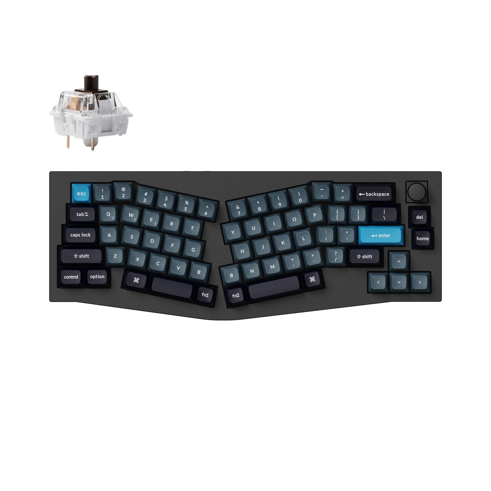 Keychron Q8 Pro Wireless Mechanical Keyboard Carbon Black Brown Switch
