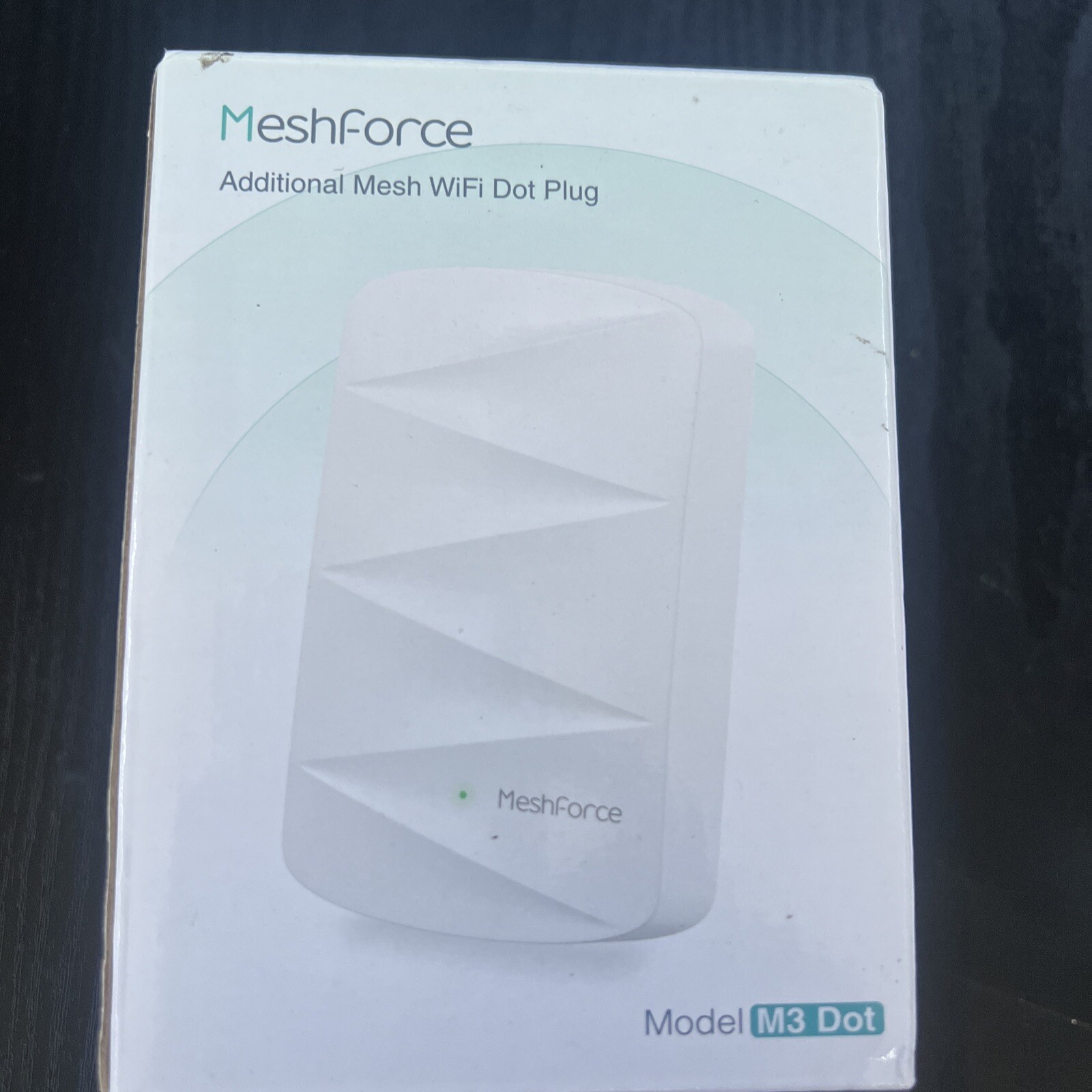 1-Pack MeshForce M3 Dot Wall Plug WiFi Extender, Works with MeshForce M1 and M3