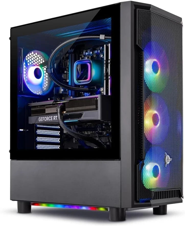 Custom Build ARGB Desktop 8th Gen PC 32GB RAM 1TB NVMe RTX5050 Win11 GAMING Wifi