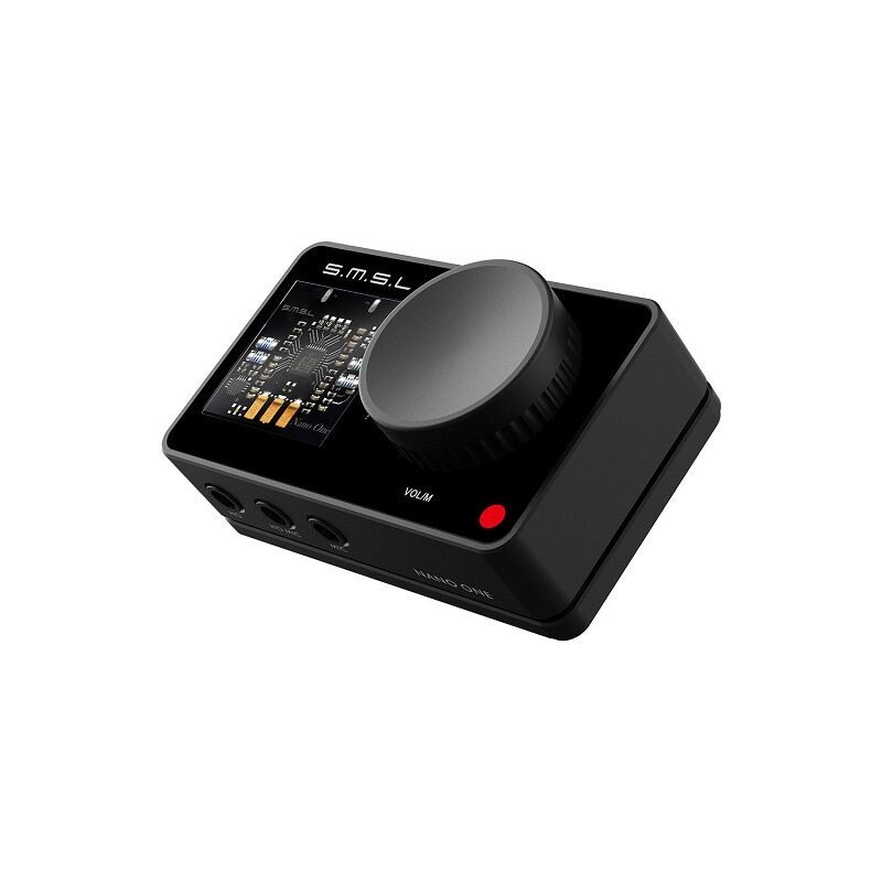 SMSL NANO ONE HiFi DAC Headphone Amplifier eSports External Sound Card with Base