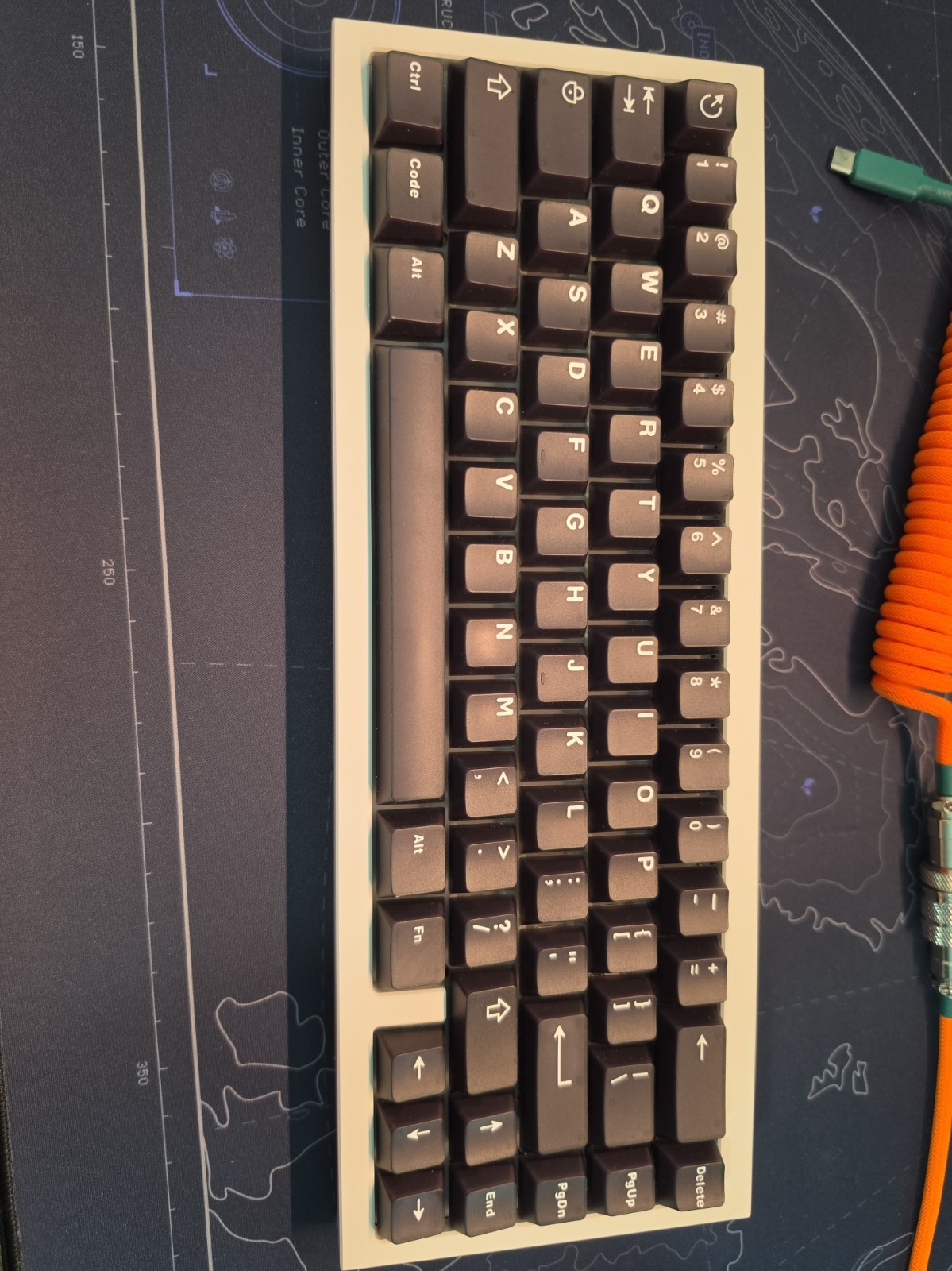 Qk65 Aluminum Mechanical Keyboard With Gateron G Pro Silver Switch