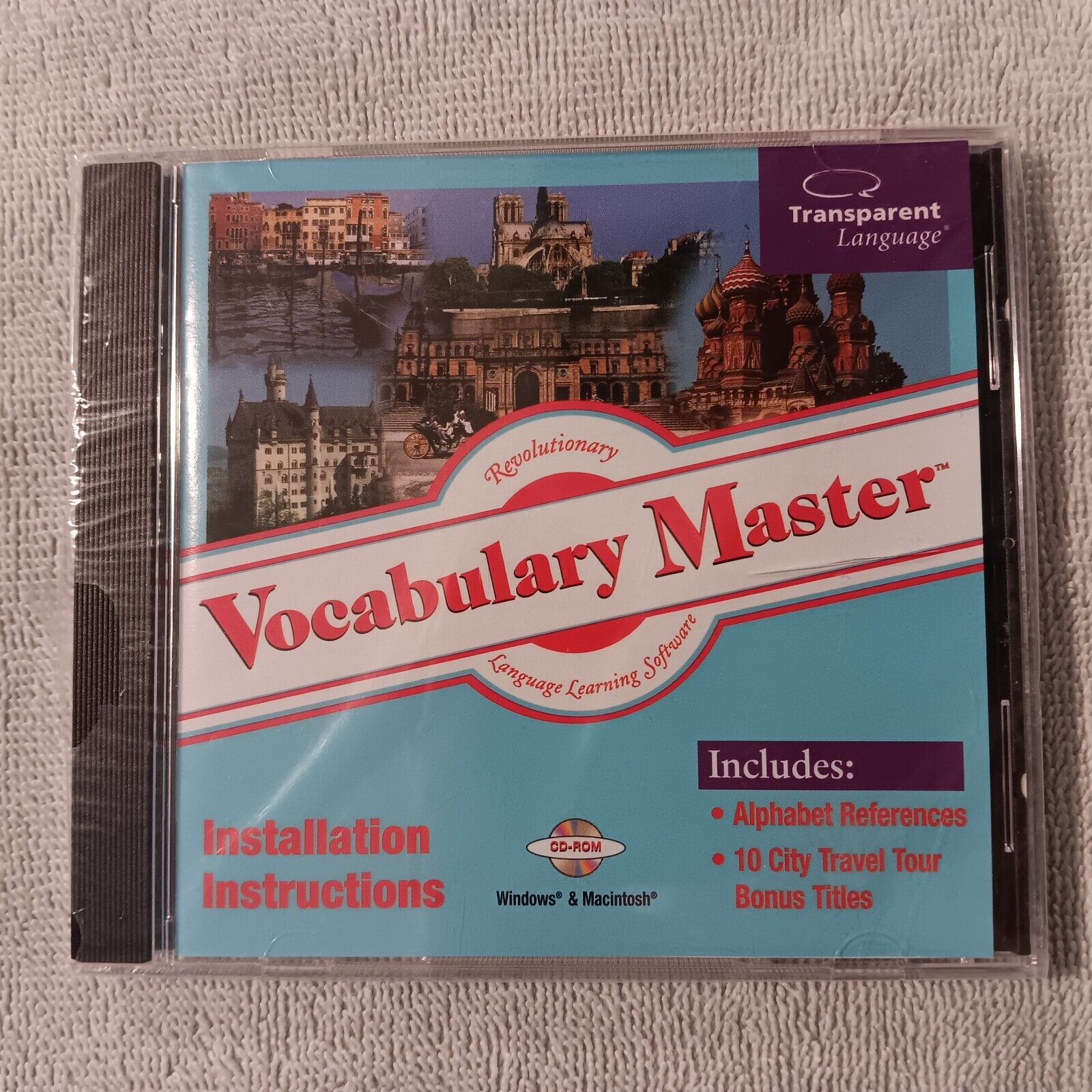 Vocabulary Master: Transparent Language (CD, Win/Mac) New Sealed 