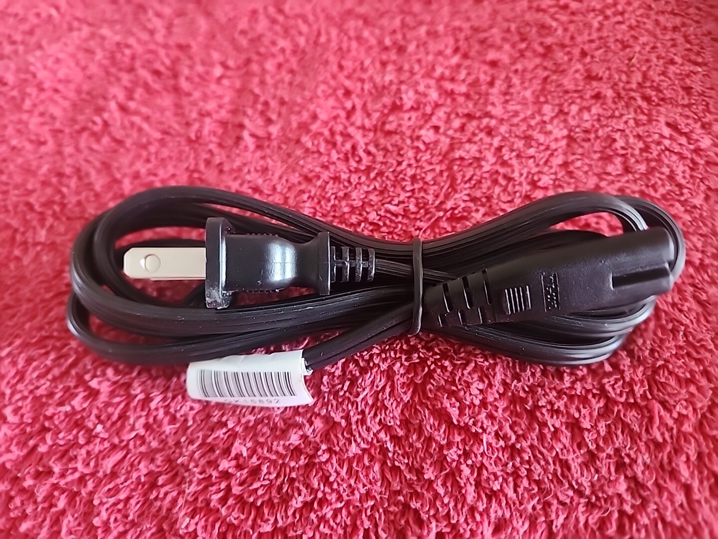 Canon Printer Cord LL57870 E318430  QK15892 Two Prong Plug Cable Cord 5 Ft. Used