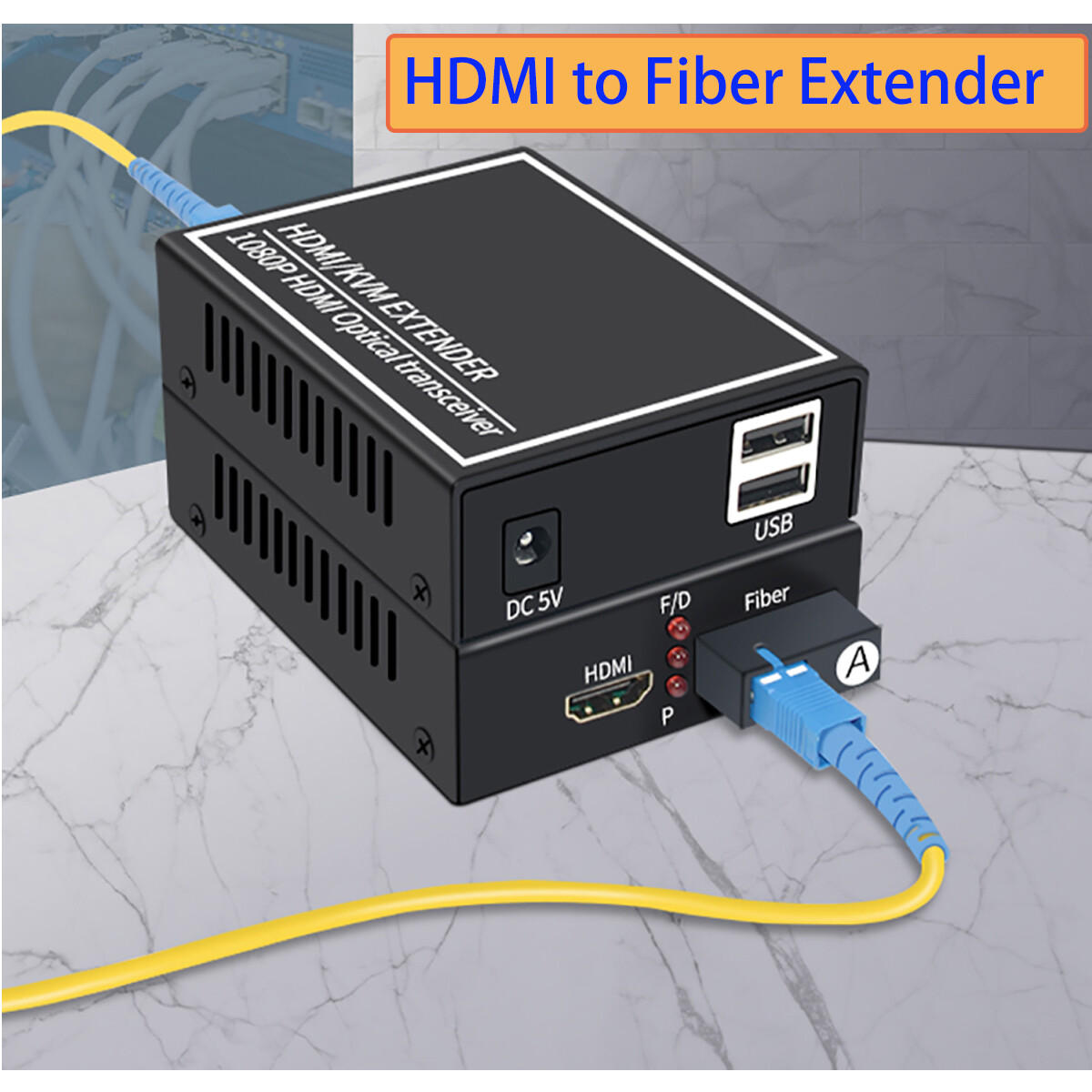 HDMI Extender Over Fiber Optic Cable 20Km,SC Optical Extension Media Converters