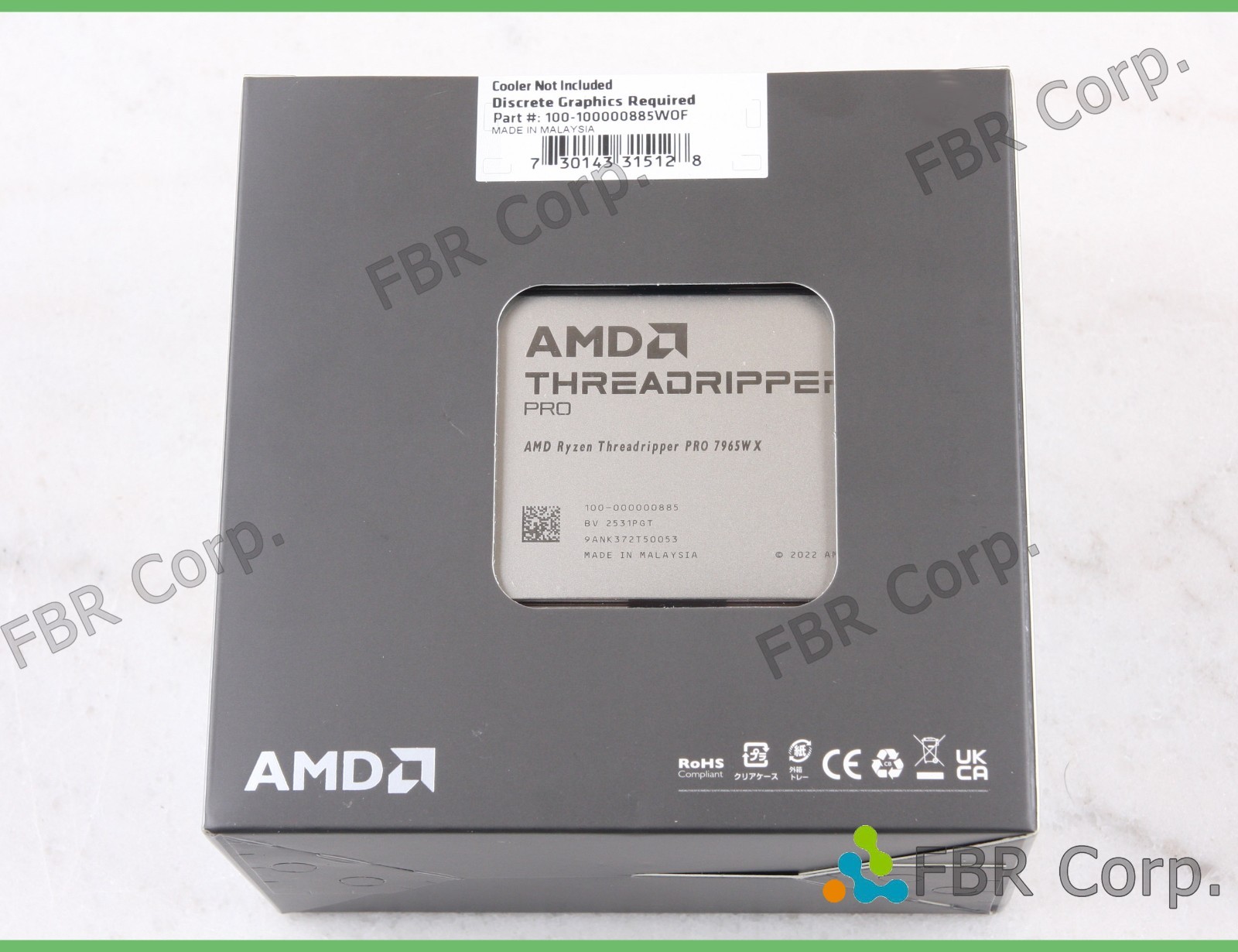 New AMD Ryzen Threadripper PRO 7965WX 4.2GHz 24 Core sTR5 CPU 100-000000885 LOT