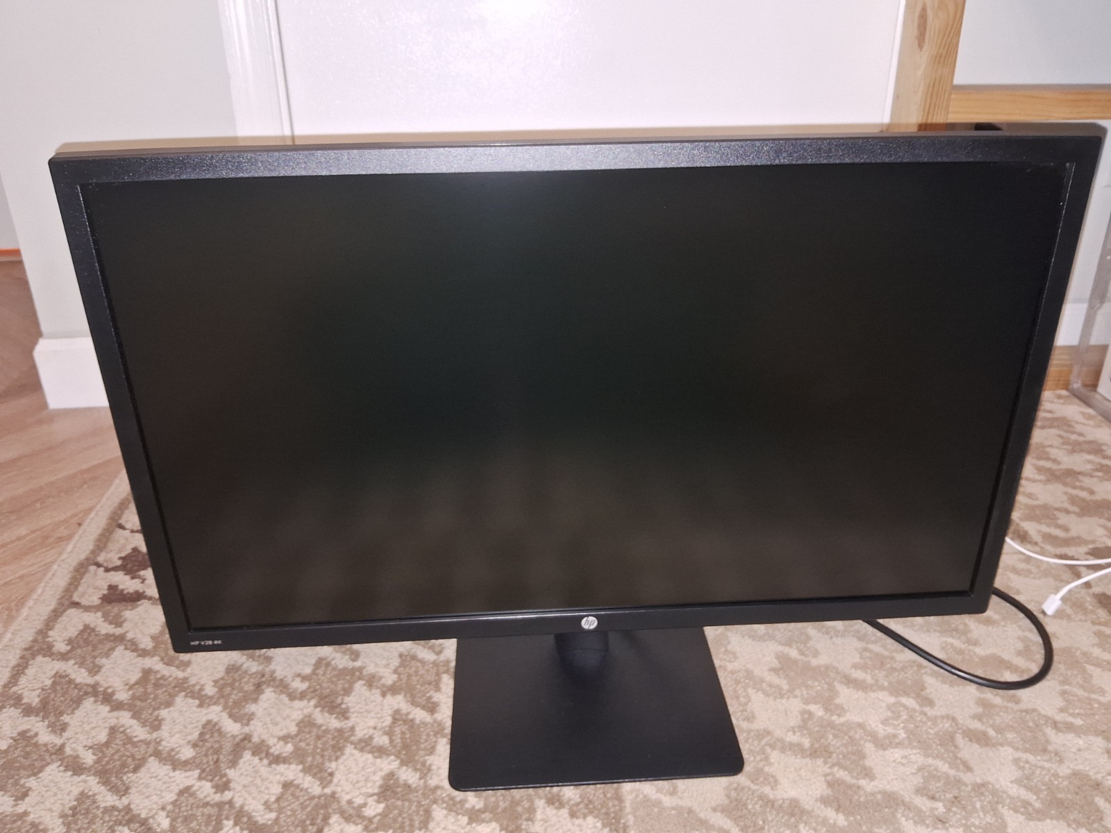 HP V28 28" 4K TN LCD Monitor - Black